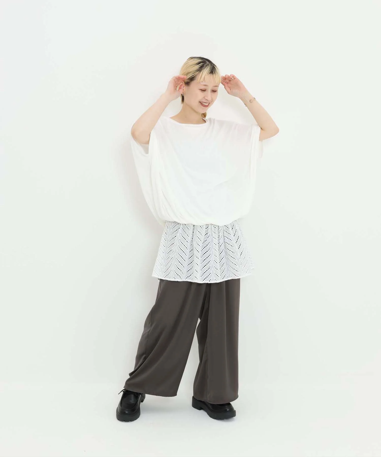 《7月2日入荷予定》バルーン裾レースチュニック - Image 13