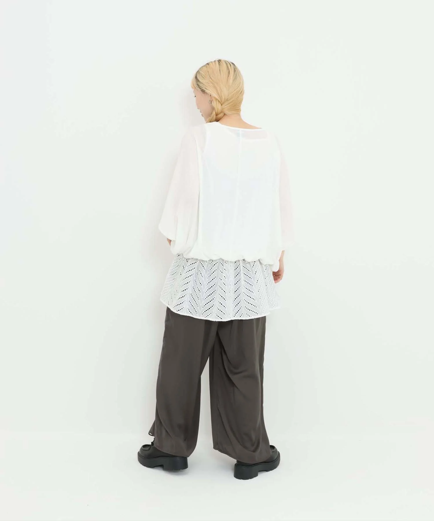 《7月2日入荷予定》バルーン裾レースチュニック - Image 14