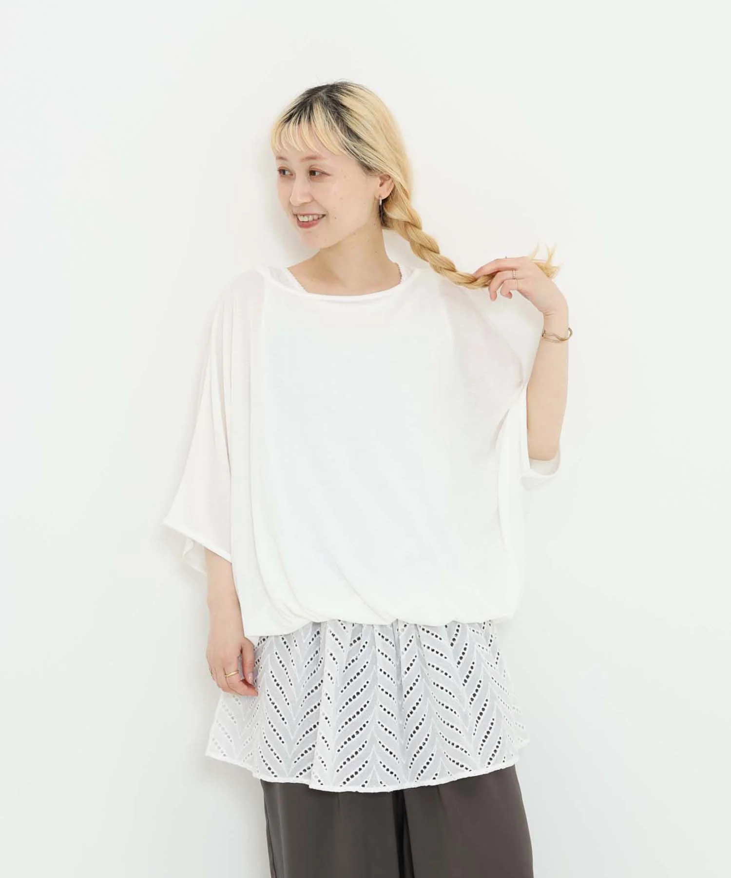《7月2日入荷予定》バルーン裾レースチュニック - Image 16