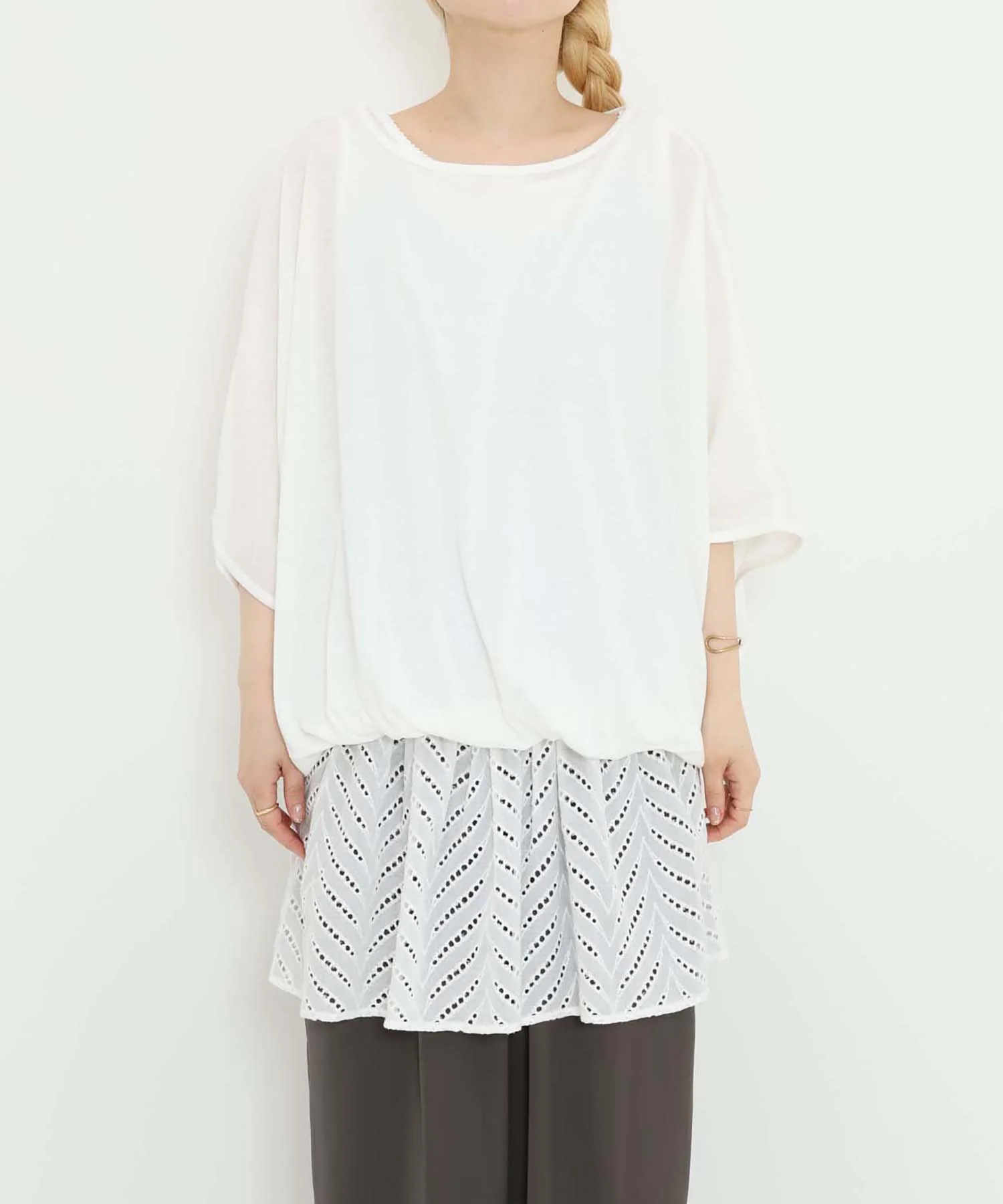 《7月2日入荷予定》バルーン裾レースチュニック - Image 48