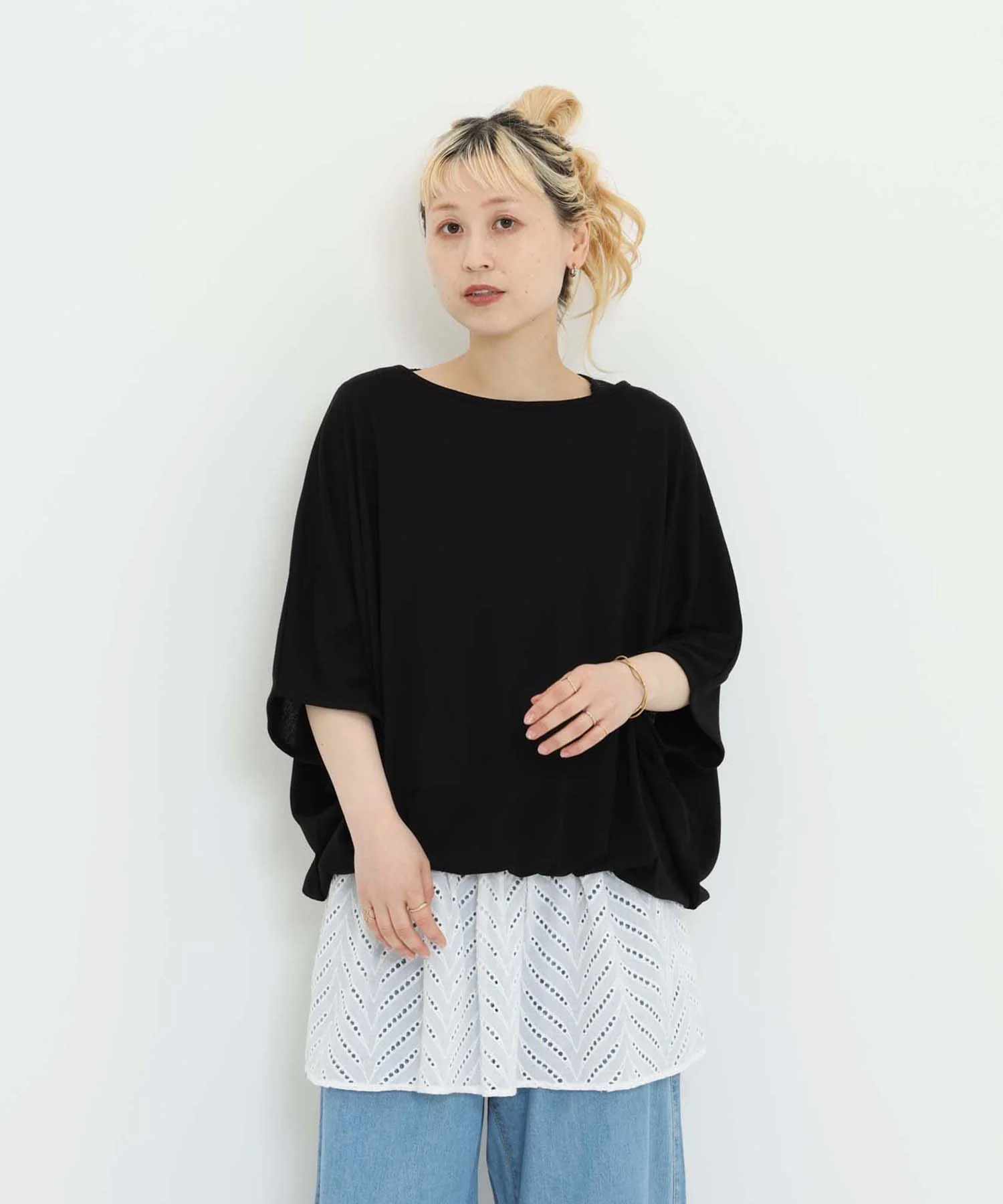 《7月2日入荷予定》バルーン裾レースチュニック - Image 8