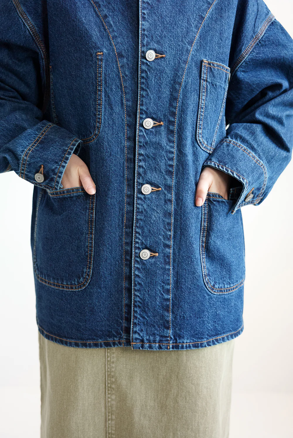 ノーカラーカバーオール - Image 19