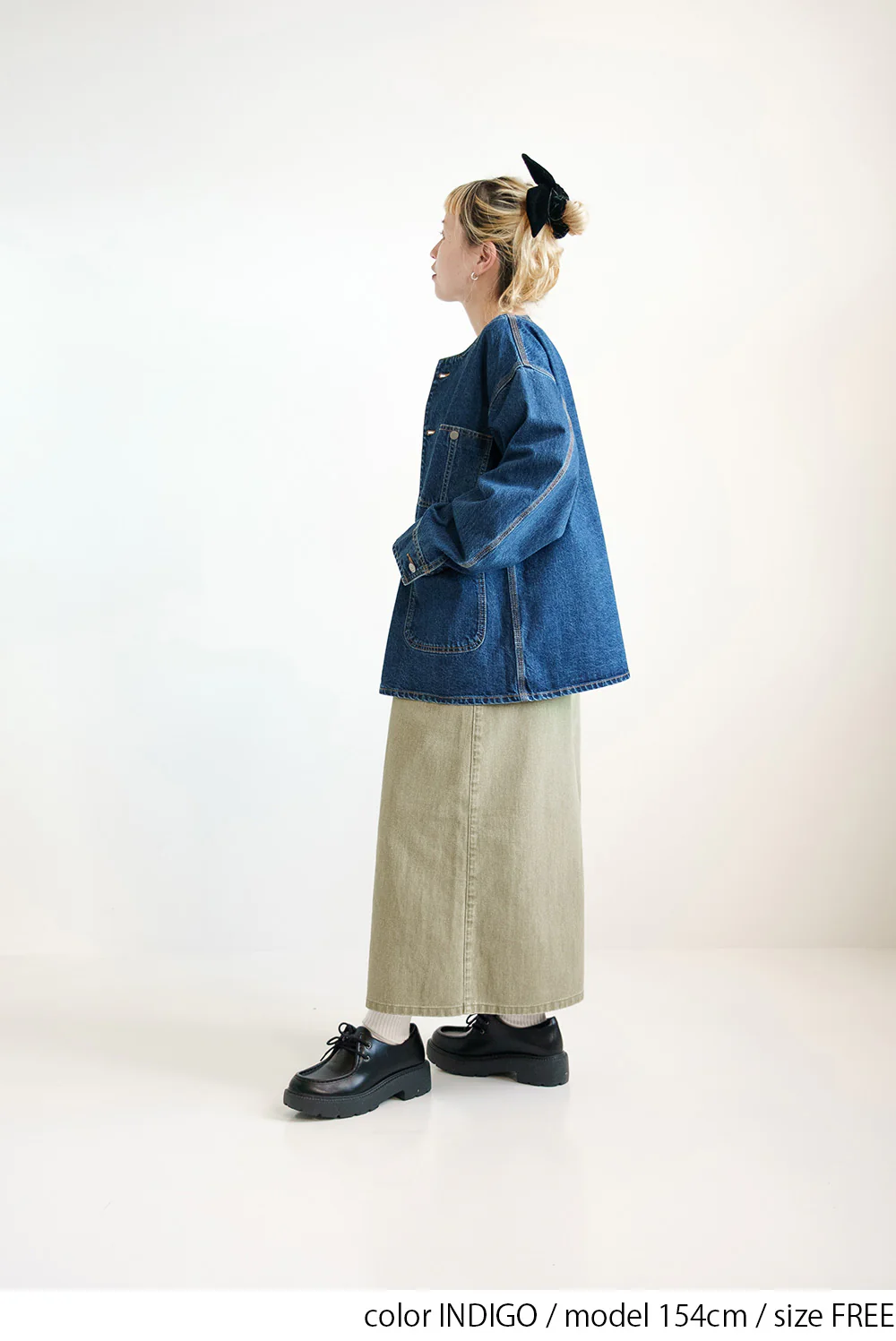 ノーカラーカバーオール - Image 5