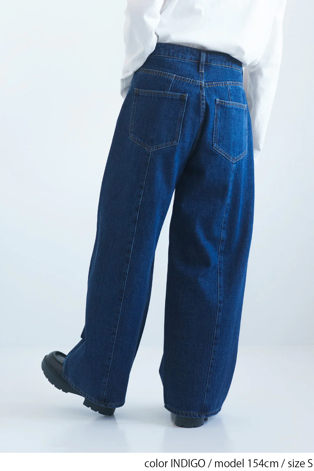 切り替えバギーデニムパンツ - Image 18