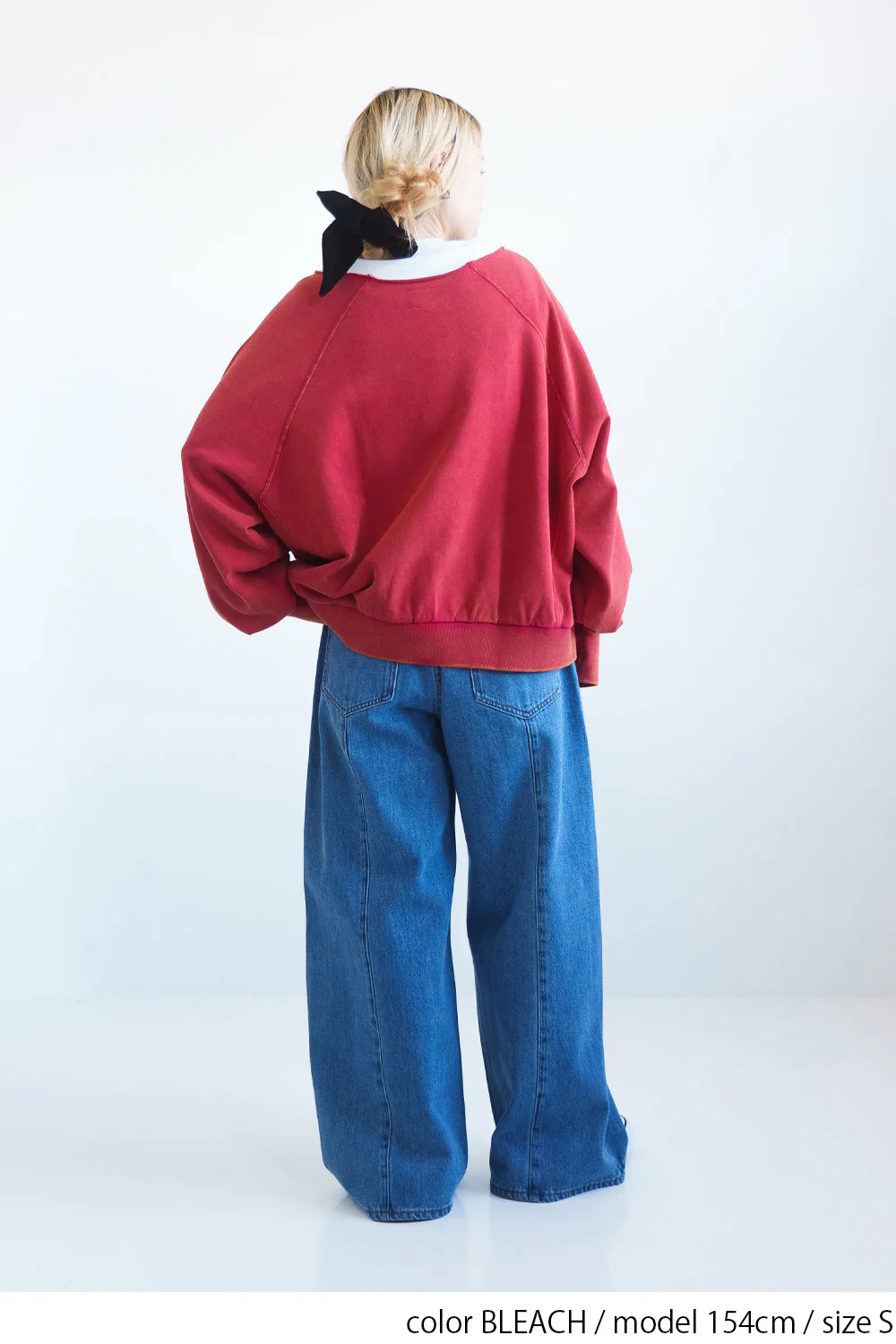 切り替えバギーデニムパンツ - Image 6