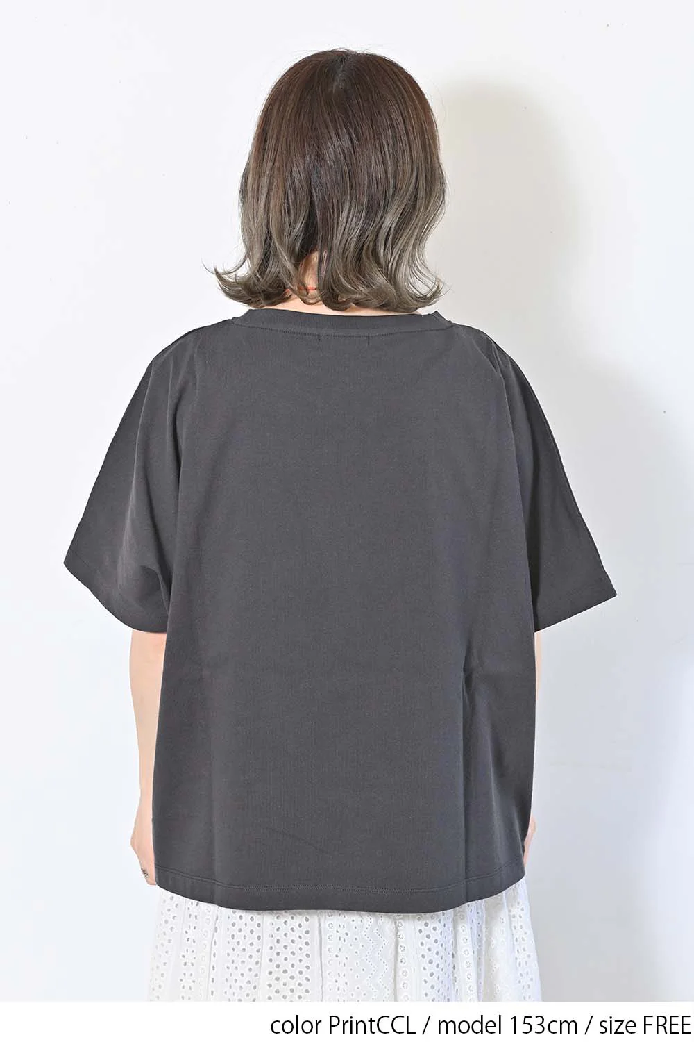 スプレー風プリントpt5分袖T - Image 10