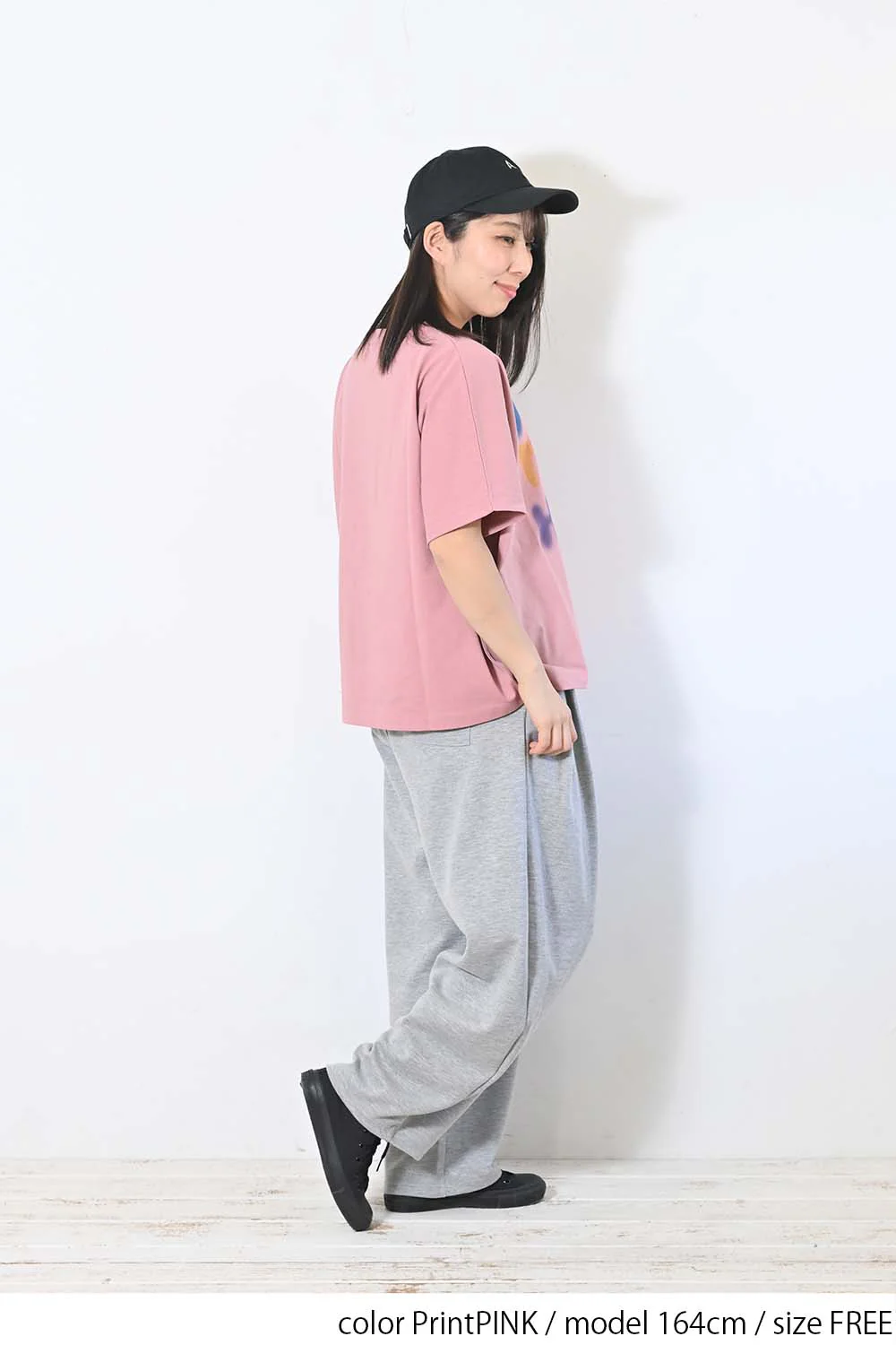 スプレー風プリントpt5分袖T - Image 12