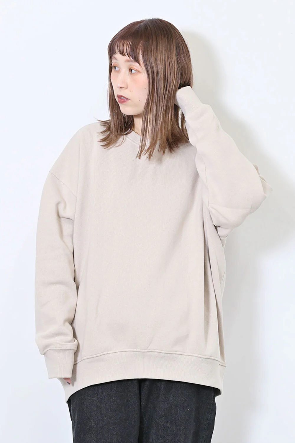OE裏起毛クループルオーバー - Image 3