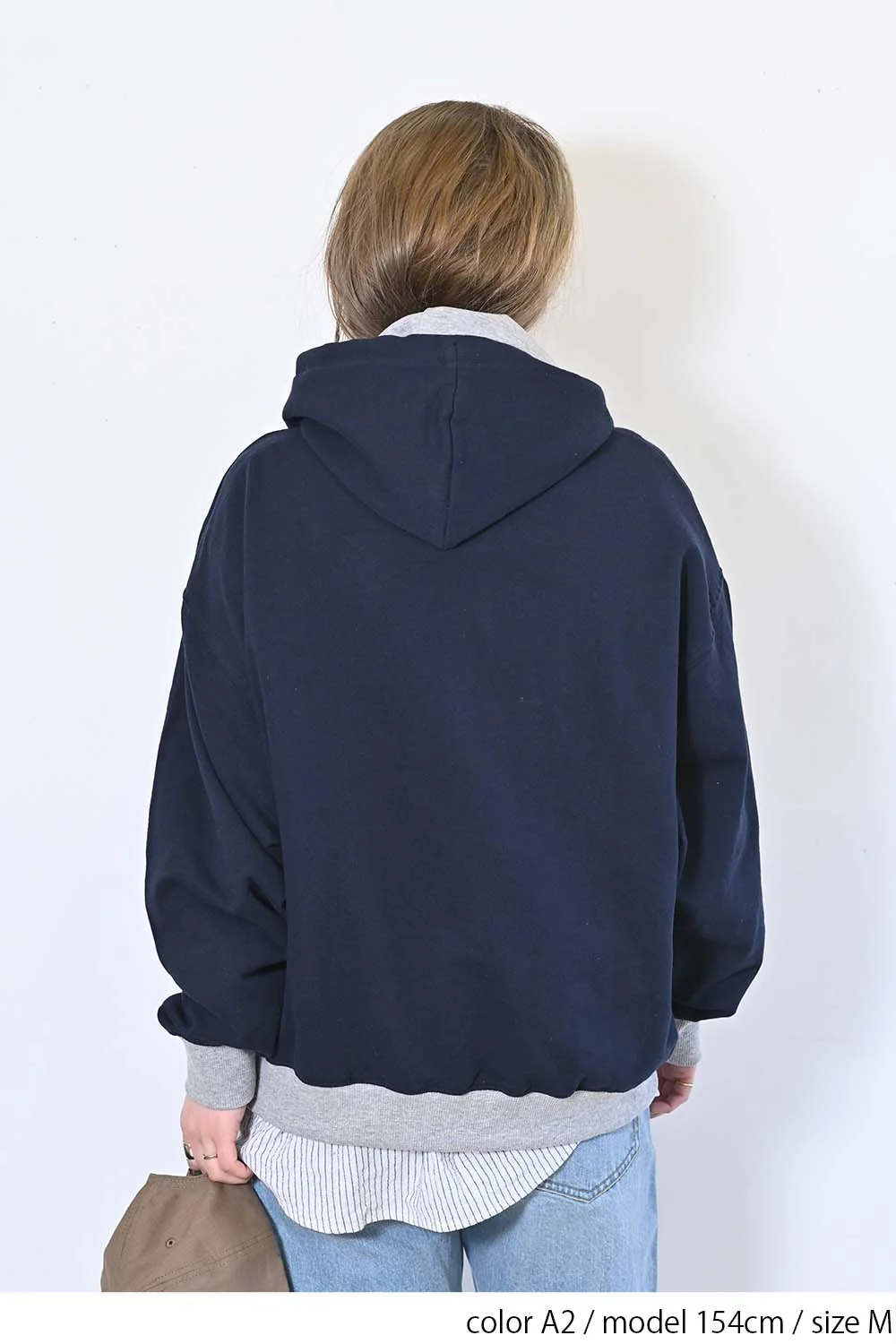 裾ギャザーパーカープルオーバー - Image 16