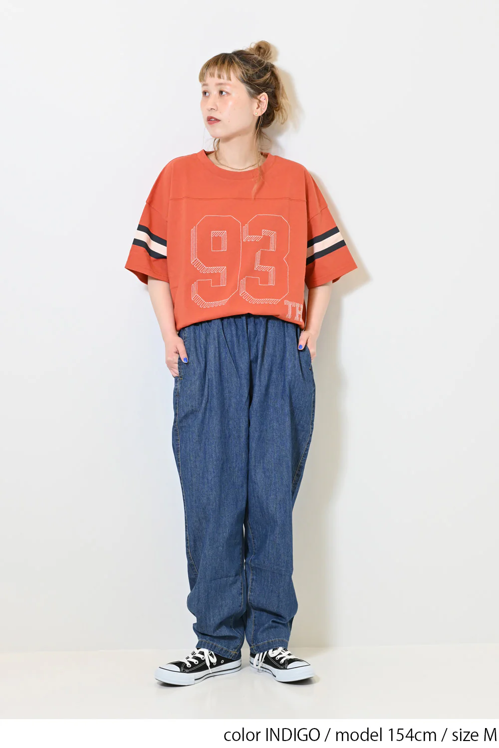 6.3ozデニムテーパードパンツ - Image 12