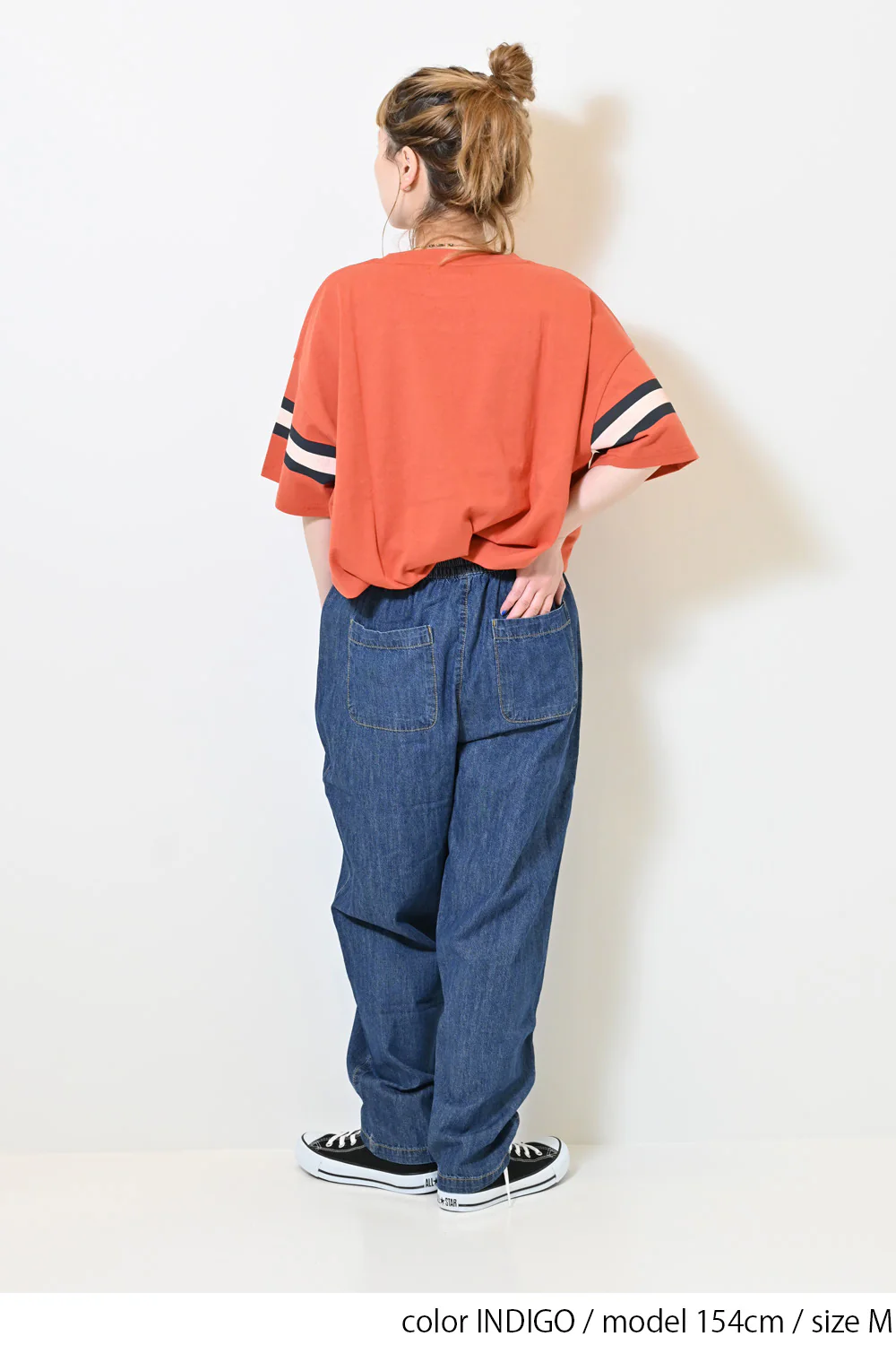 6.3ozデニムテーパードパンツ - Image 14