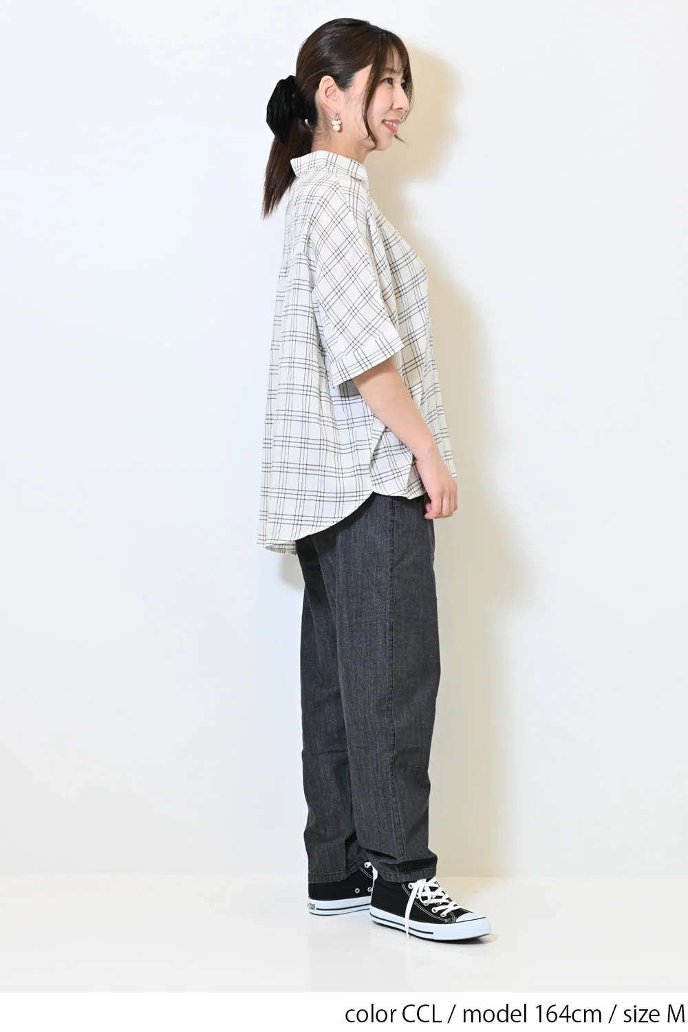 6.3ozデニムテーパードパンツ - Image 7