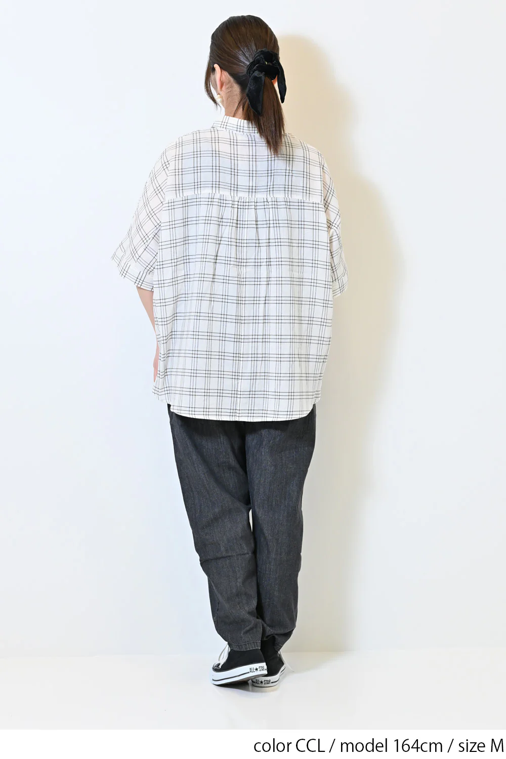 6.3ozデニムテーパードパンツ - Image 8