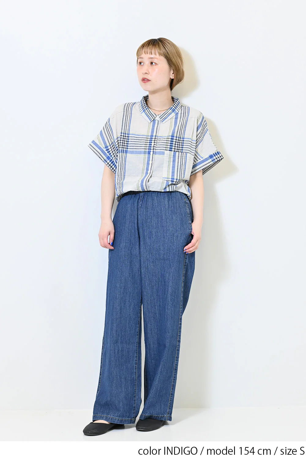 6.3ozデニムワイドパンツ - Image 6
