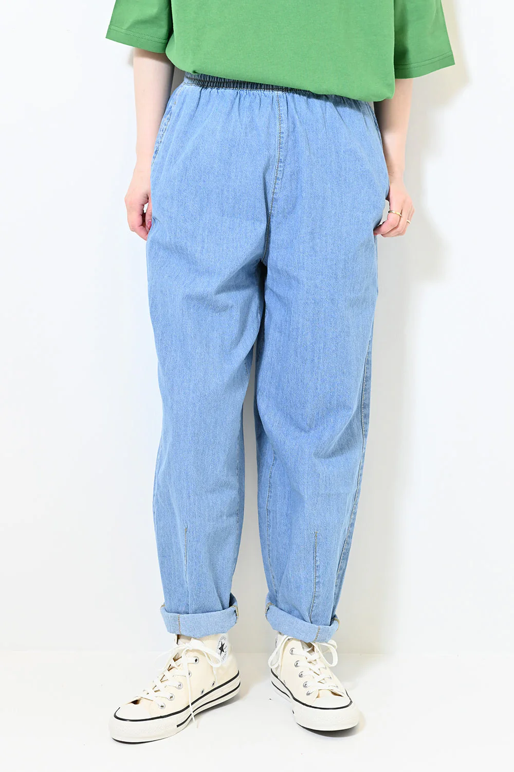 6.3ozデニムカーブパンツ - Image 3