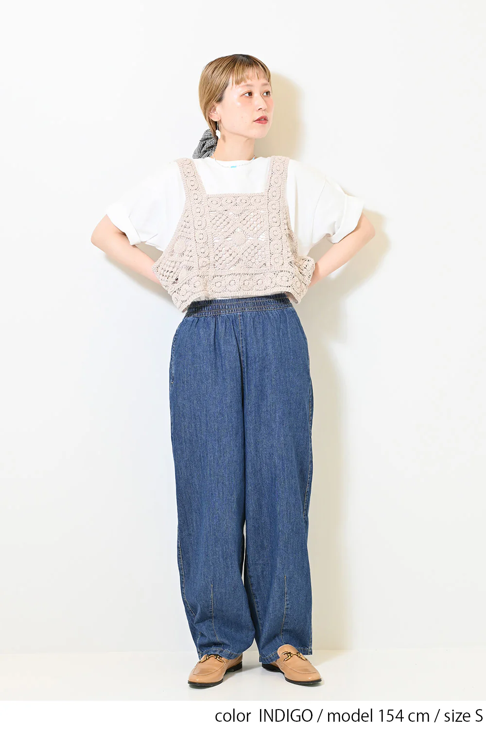 6.3ozデニムカーブパンツ - Image 6