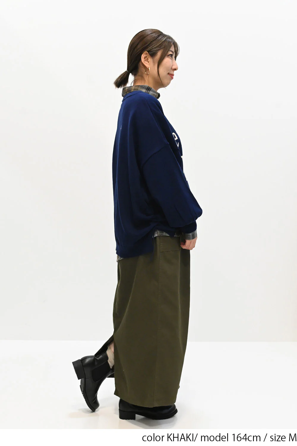 らくストレッチベイカースカート - Image 6