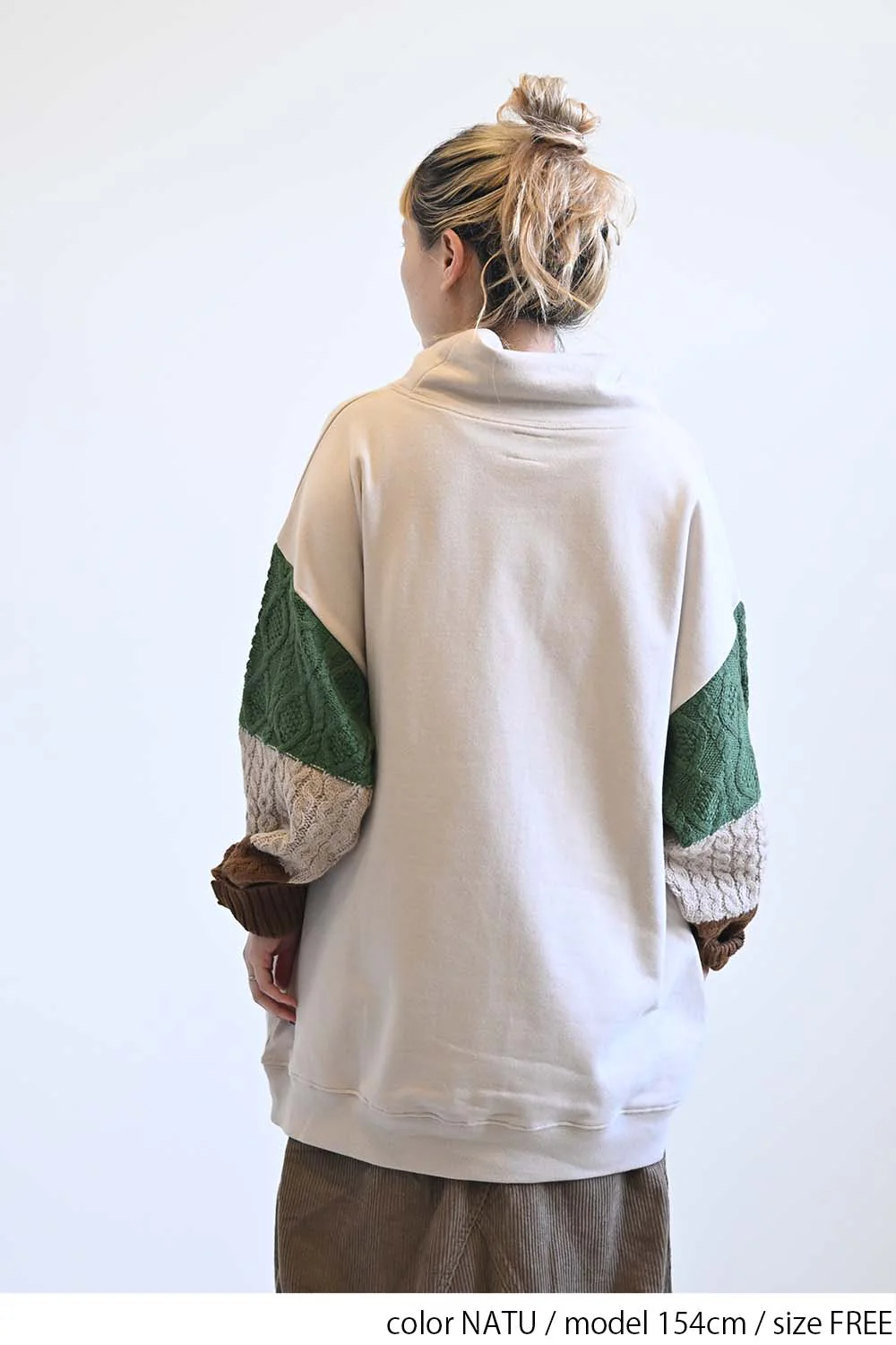 ぬくぬく裏起毛衿ねじり×ニットチュニック - Image 10