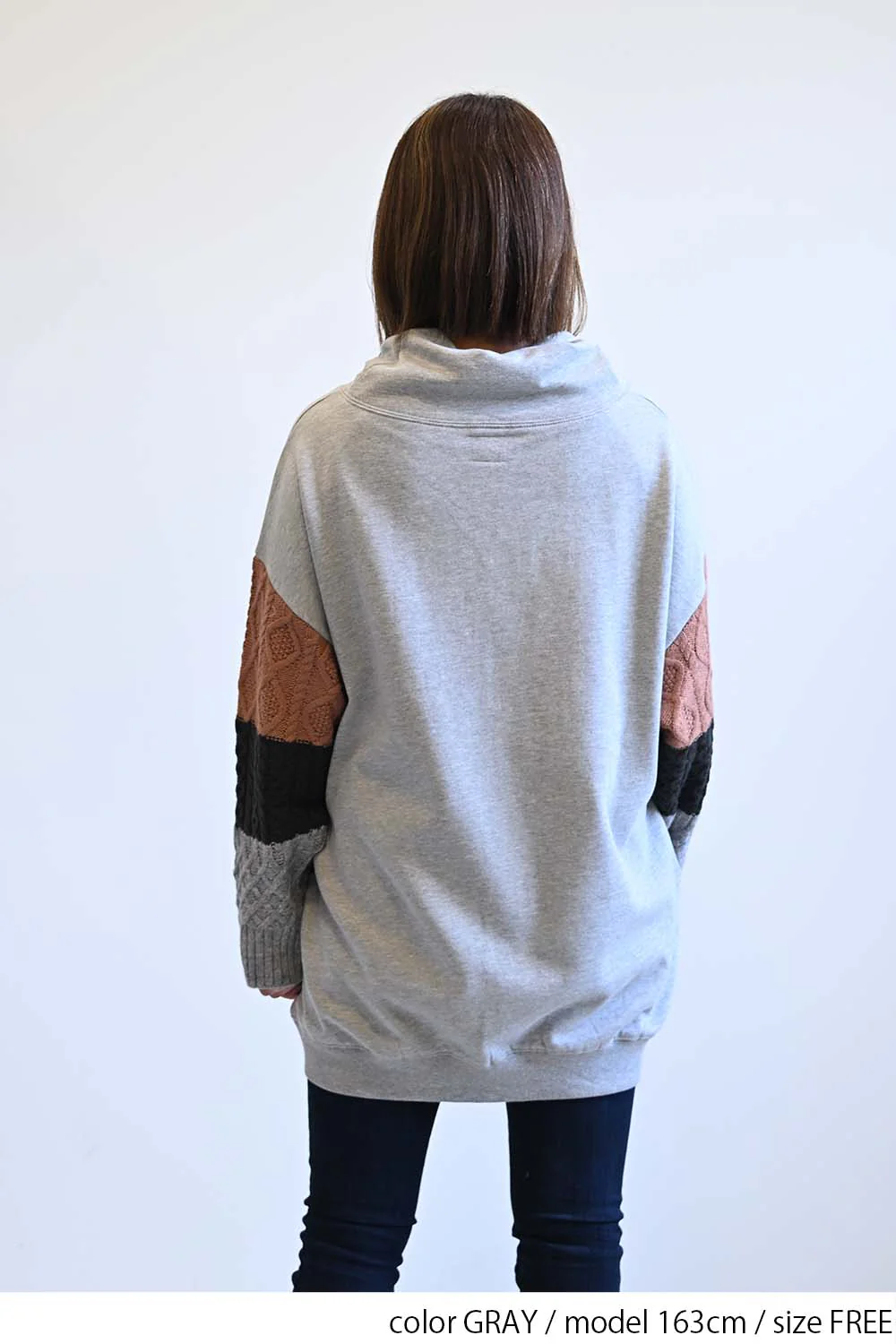 ぬくぬく裏起毛衿ねじり×ニットチュニック - Image 16