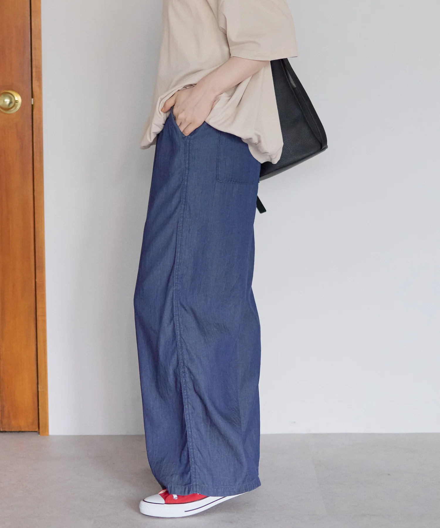 6ozデニムワイドパンツ - Image 8