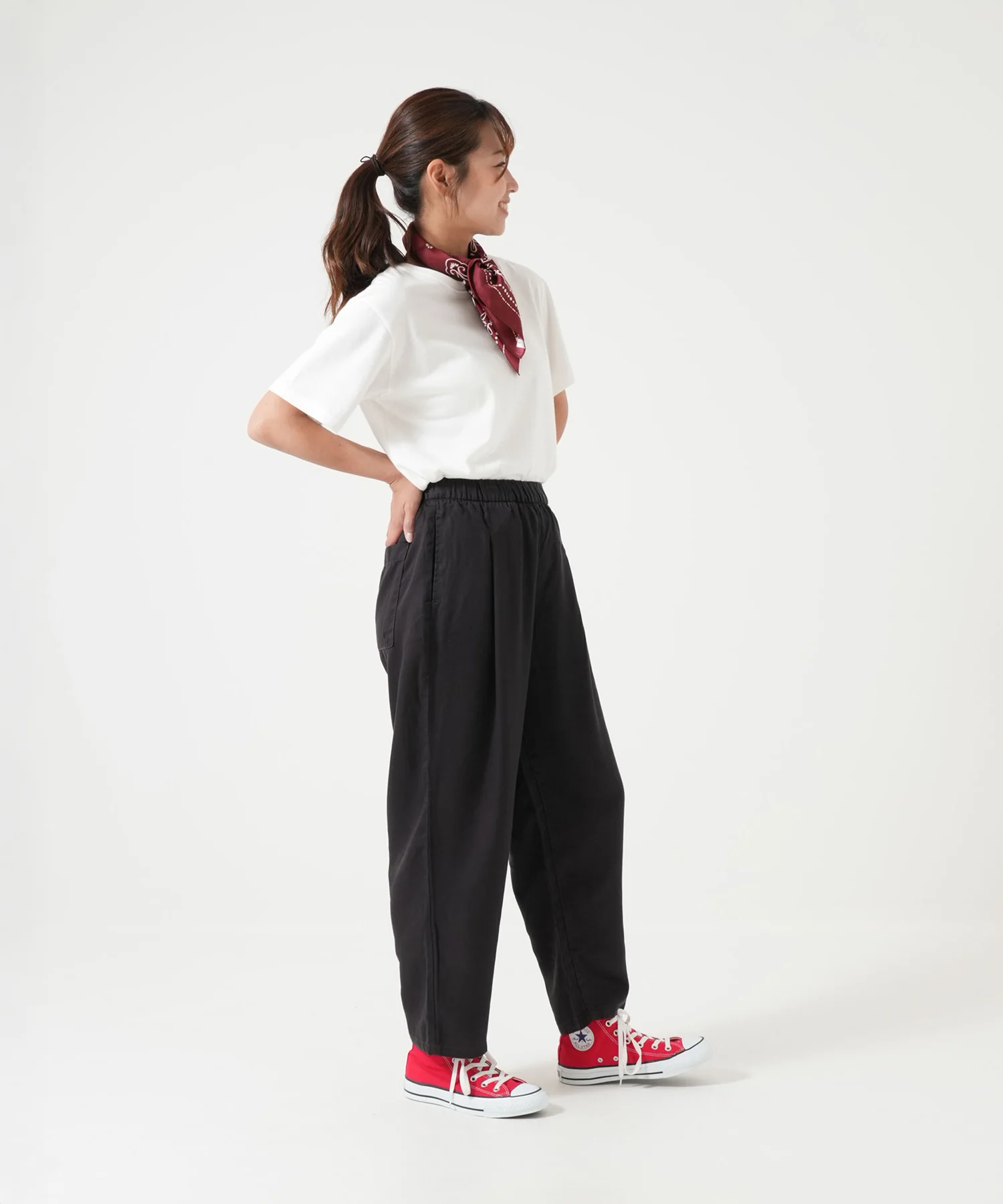 6ozカラーワイドテーパードパンツ - Image 19