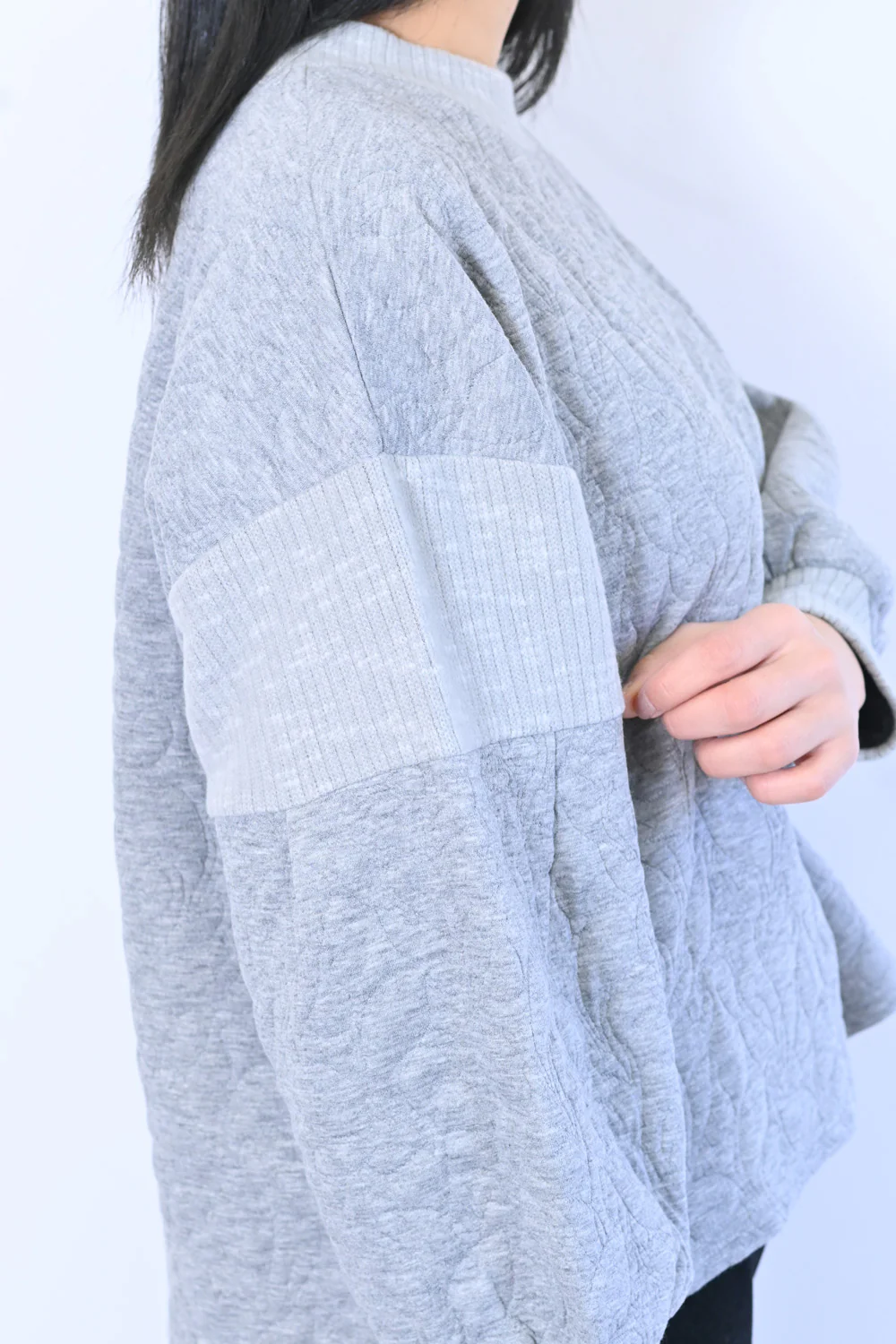 【le colis】ふくれジャガードリブ切替プルオーバー - Image 21