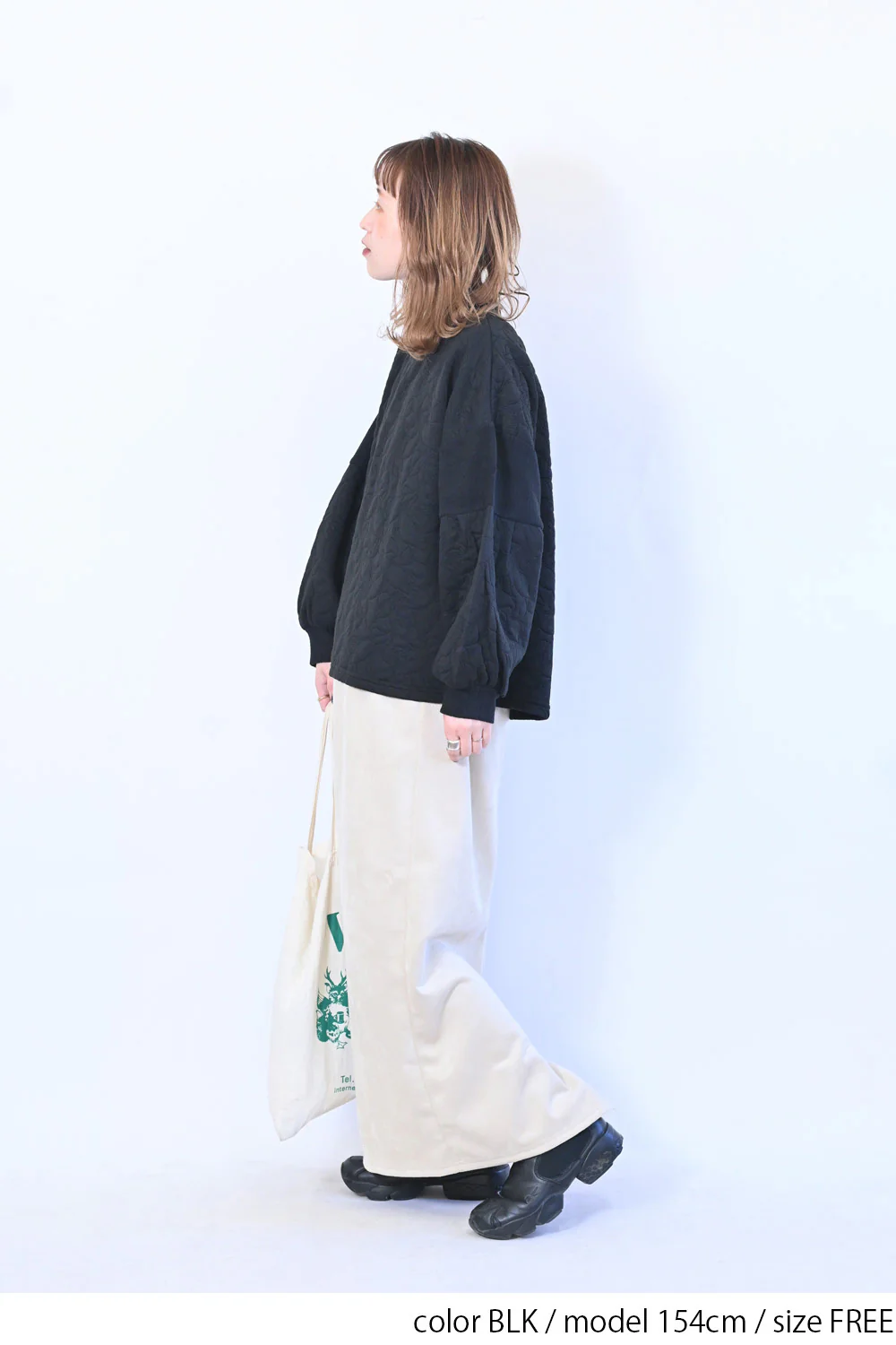 【le colis】ふくれジャガードリブ切替プルオーバー - Image 4