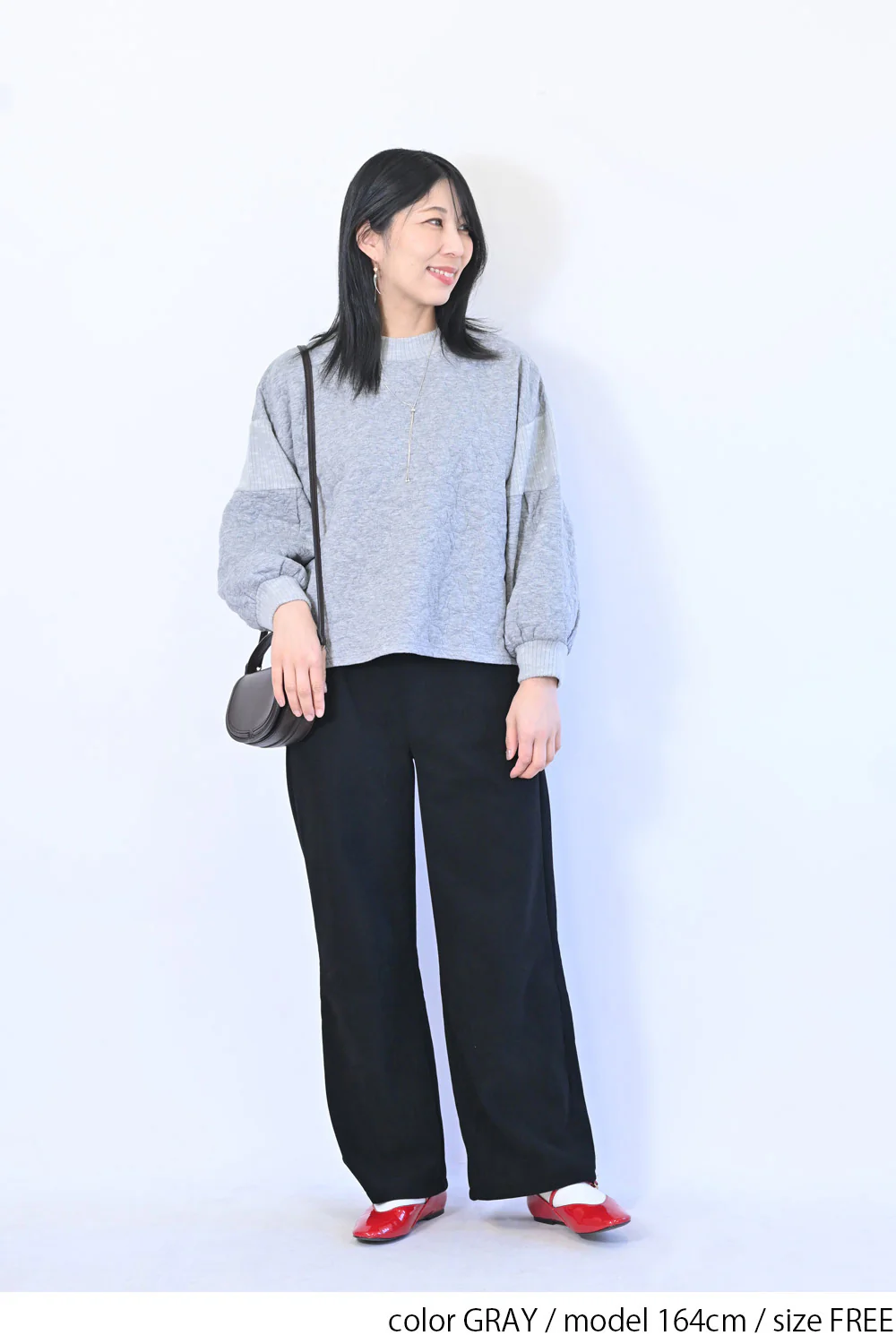 【le colis】ふくれジャガードリブ切替プルオーバー - Image 9
