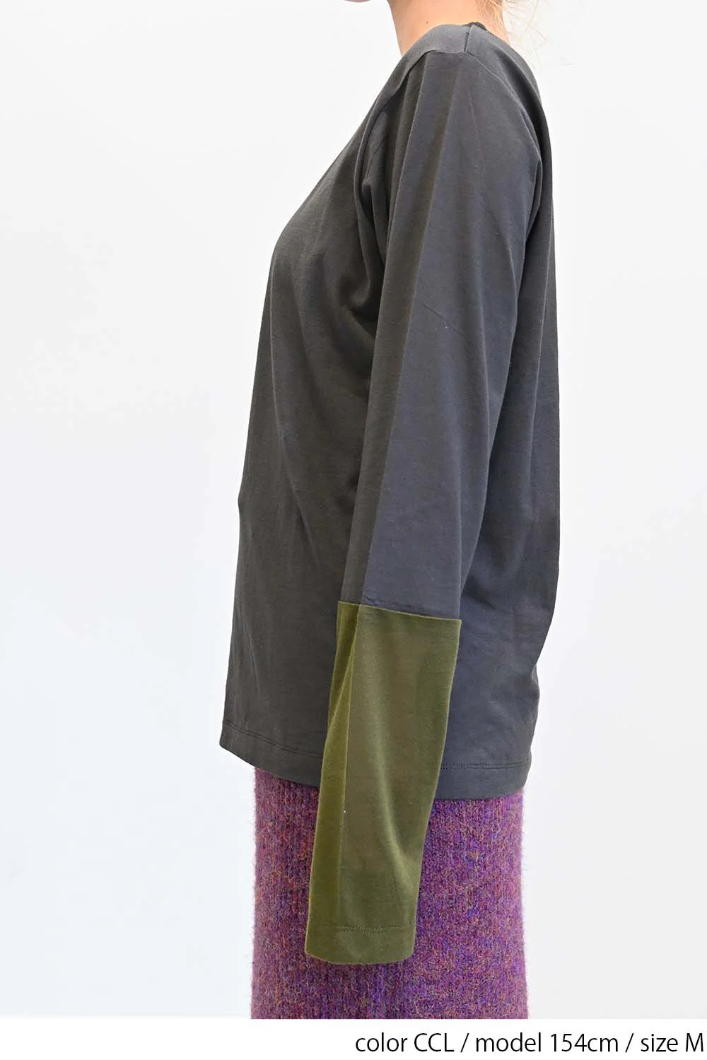 袖切り替えシアーロンTee - Image 34