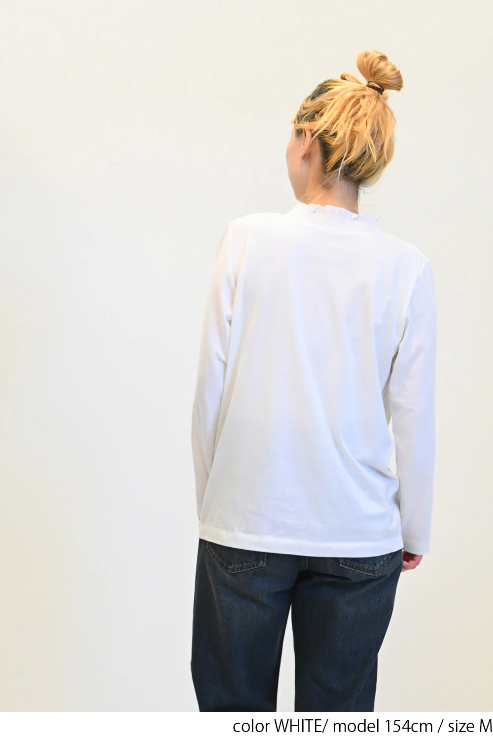 襟シャーリングレースロンTee - Image 12