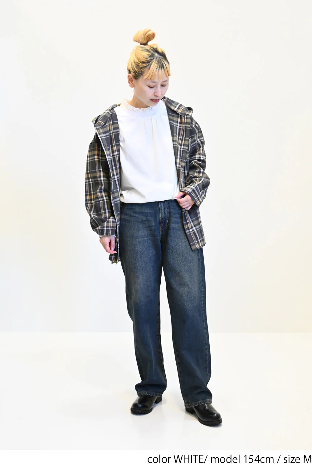 襟シャーリングレースロンTee - Image 14