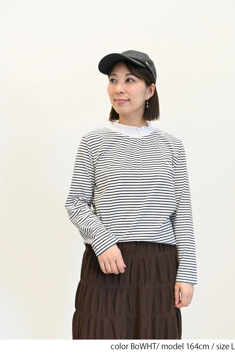 襟シャーリングレースロンTee - Image 19