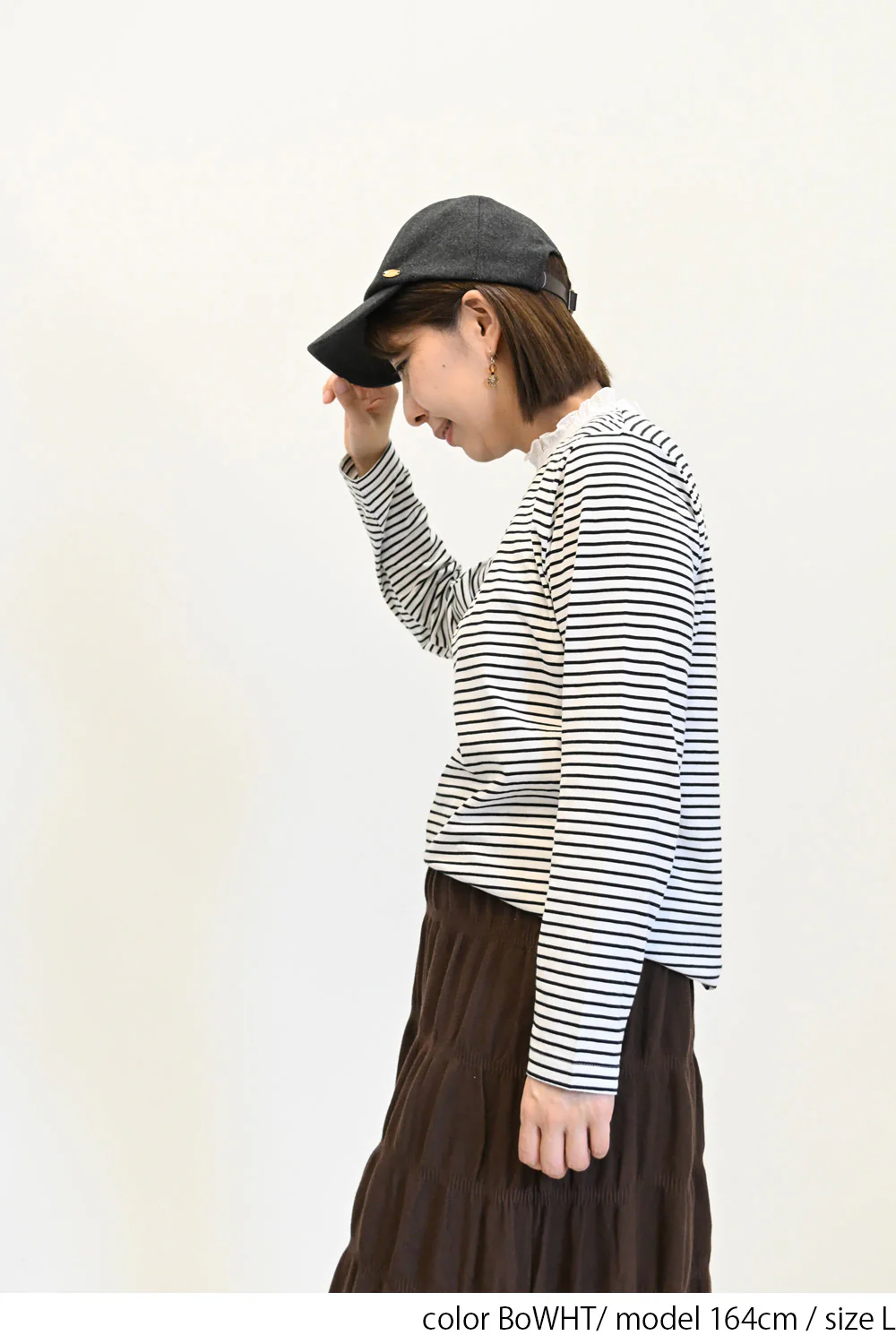 襟シャーリングレースロンTee - Image 20
