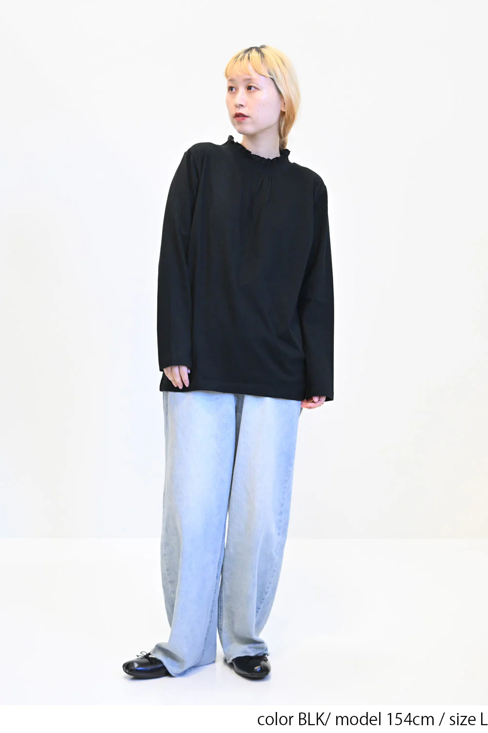 襟シャーリングレースロンTee - Image 26