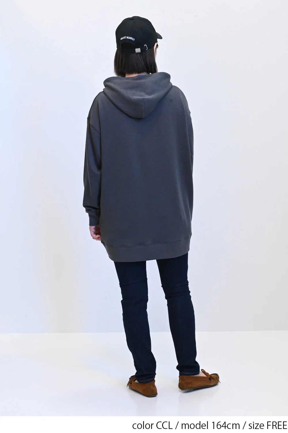 スラブ裏毛パーカーチュニック - Image 13
