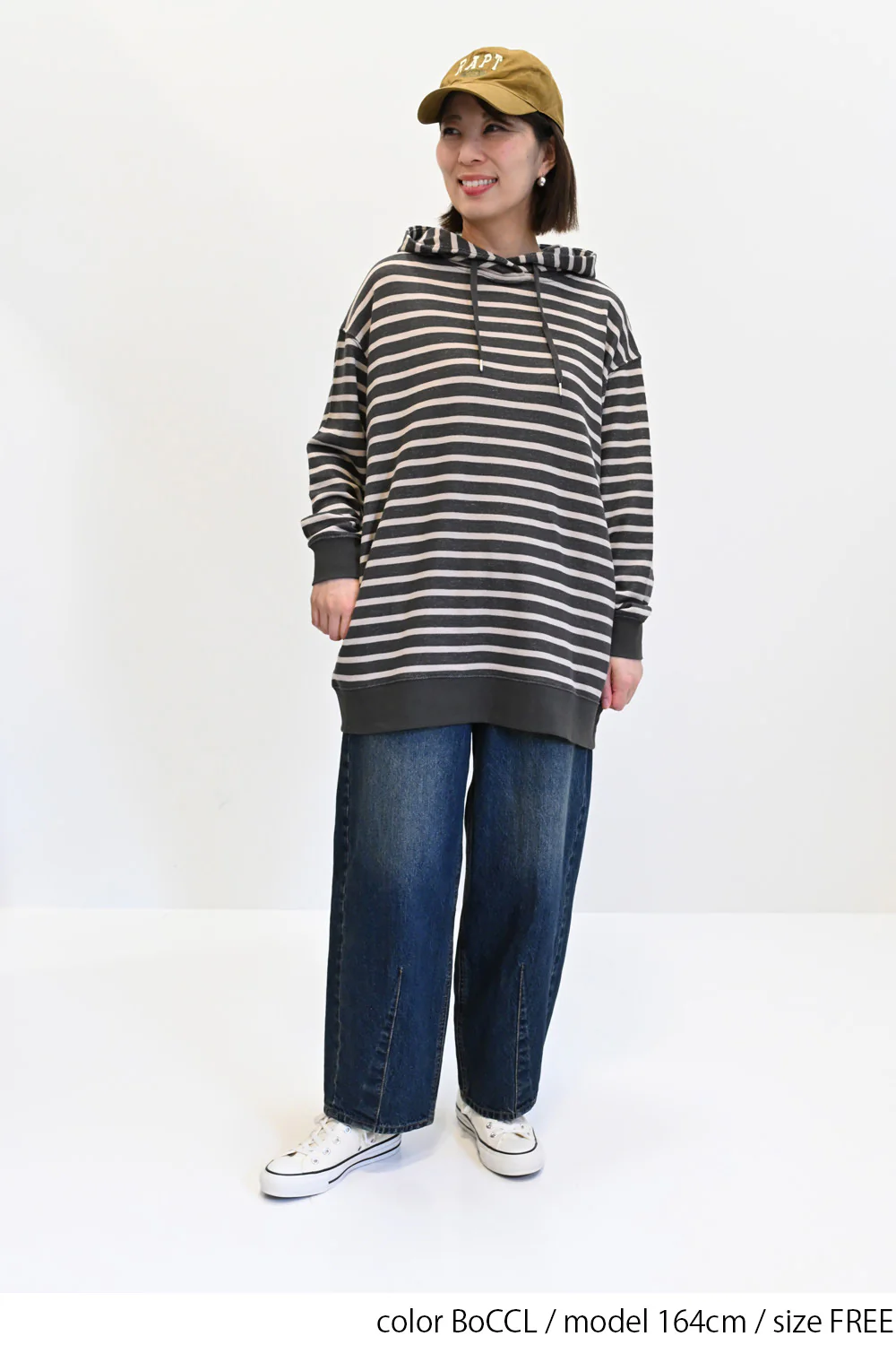 スラブ裏毛パーカーチュニック - Image 27