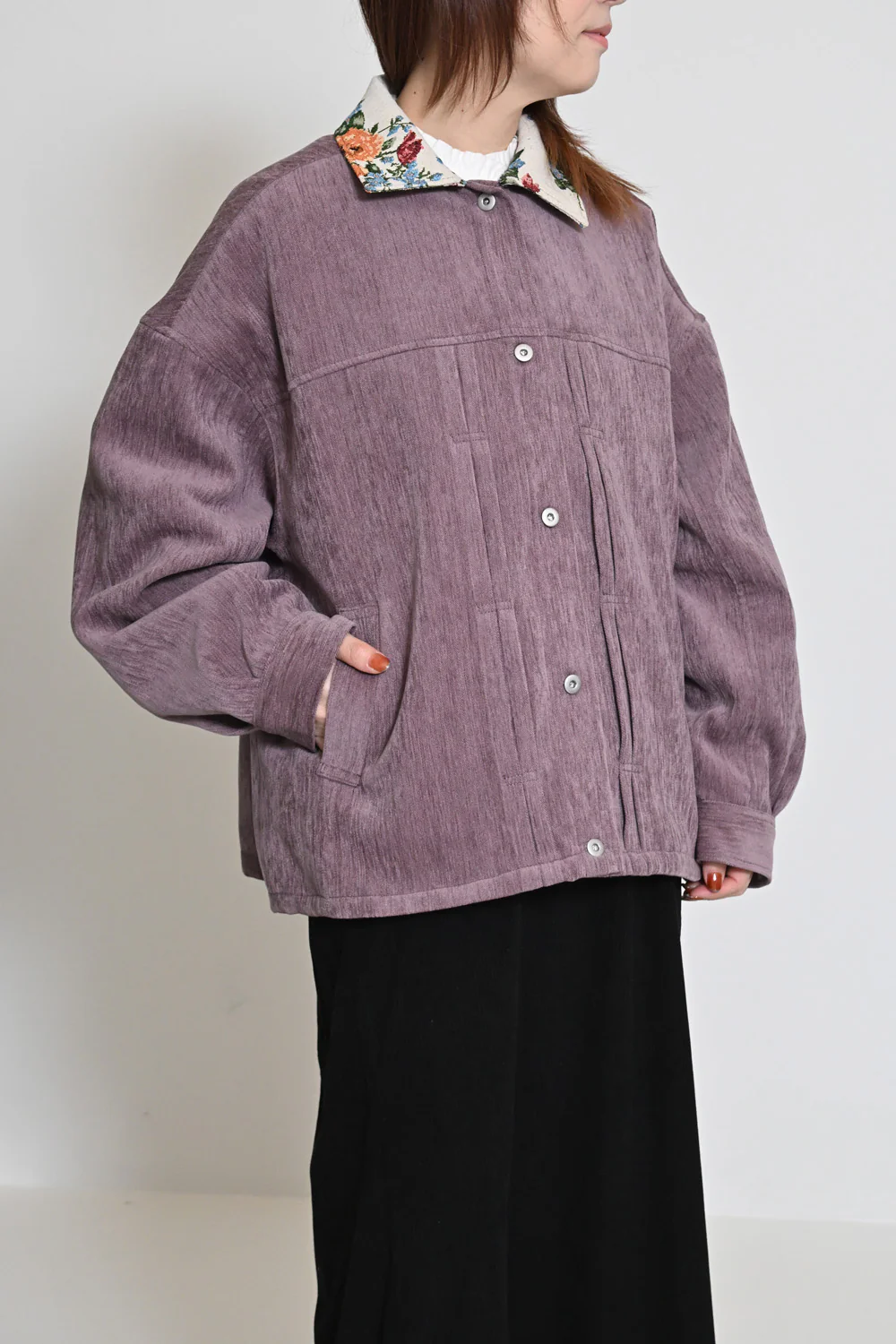 レトロ柄衿ジャケット - Image 2
