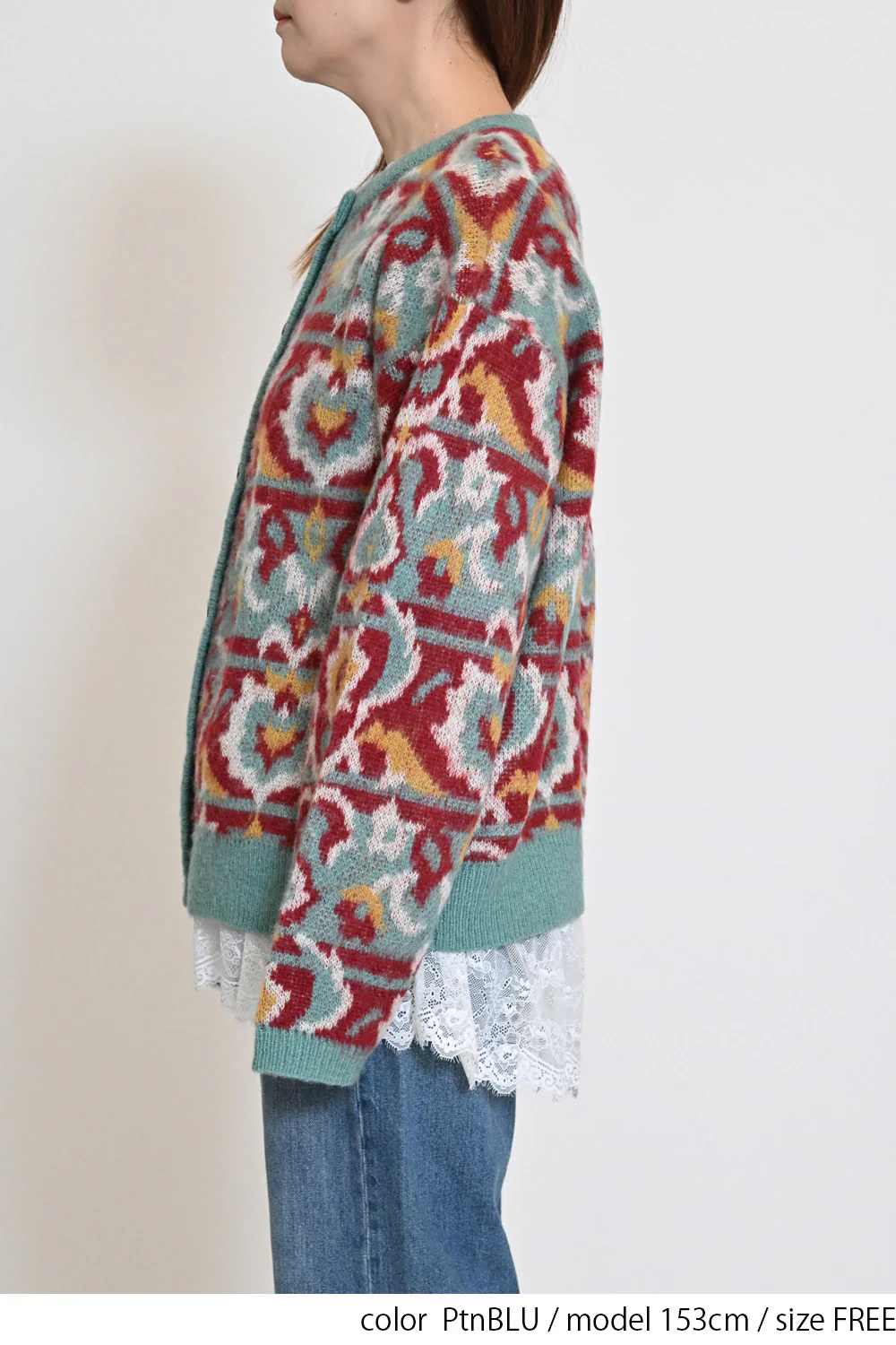 モヘアタッチクルーネックカーデ - Image 16