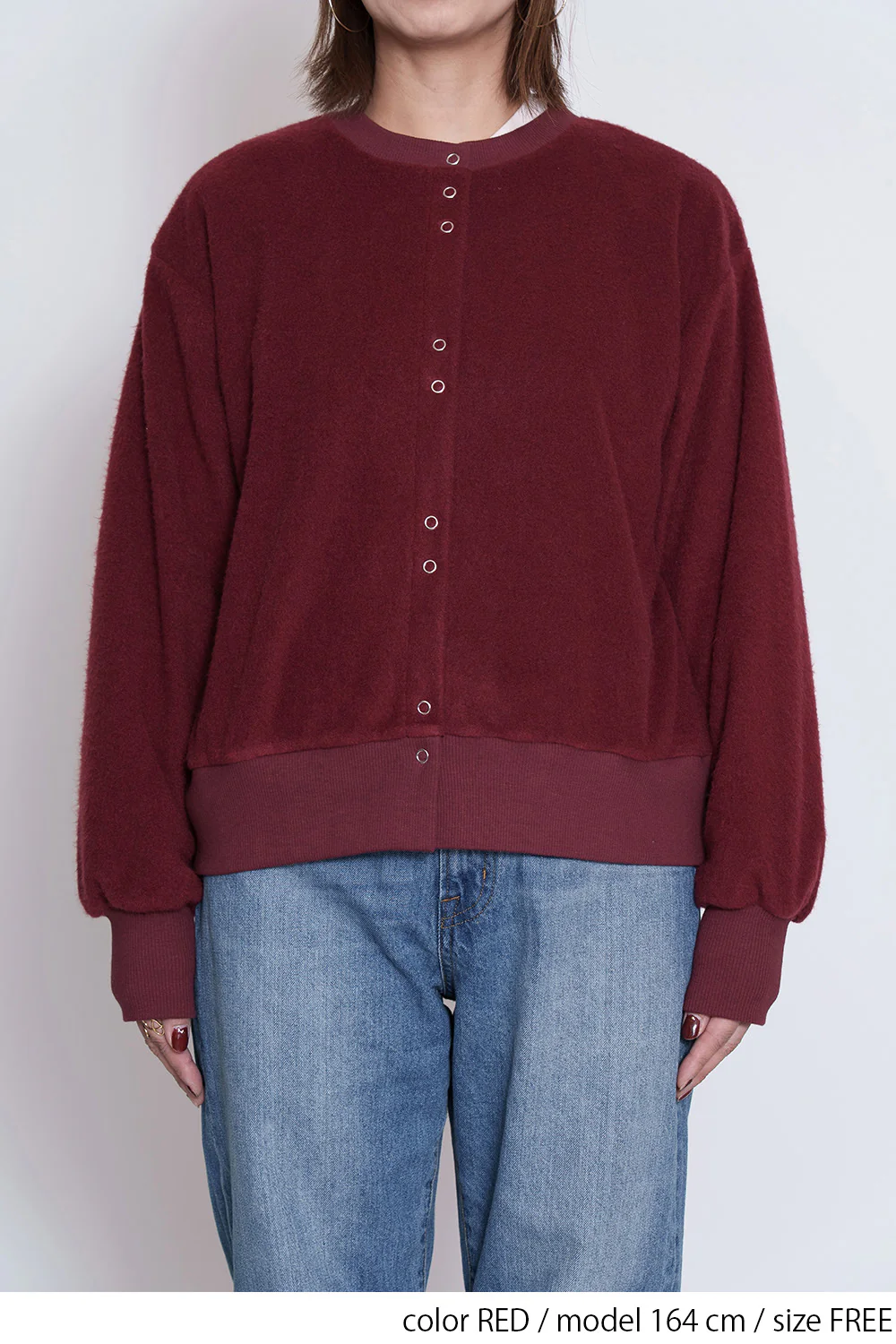 シャギークルーネックカーデ - Image 16