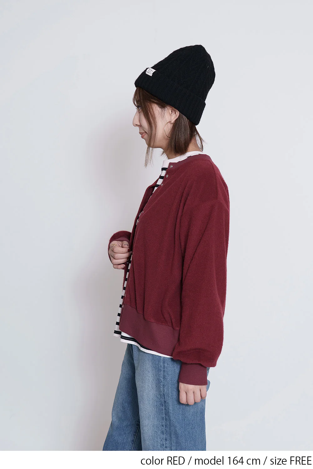 シャギークルーネックカーデ - Image 8