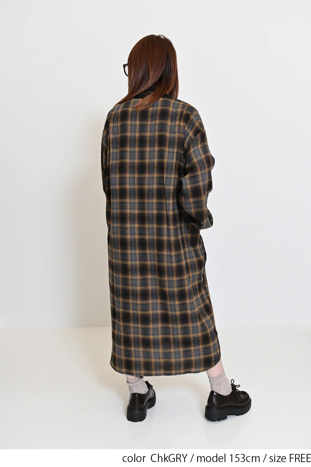 チェック柄ヘンリーワンピース - Image 8