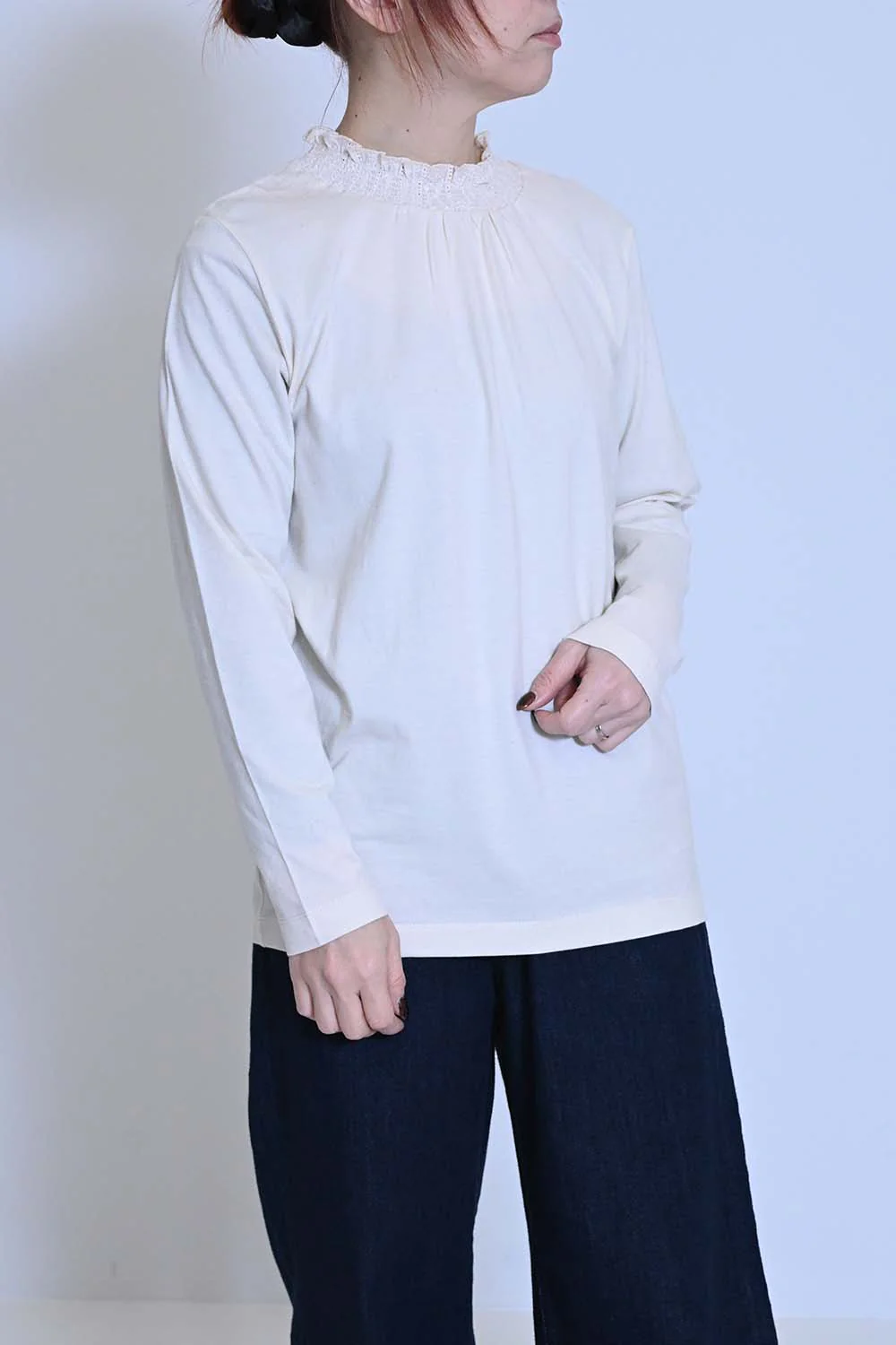 襟シャーリングレースロンTee② - Image 5
