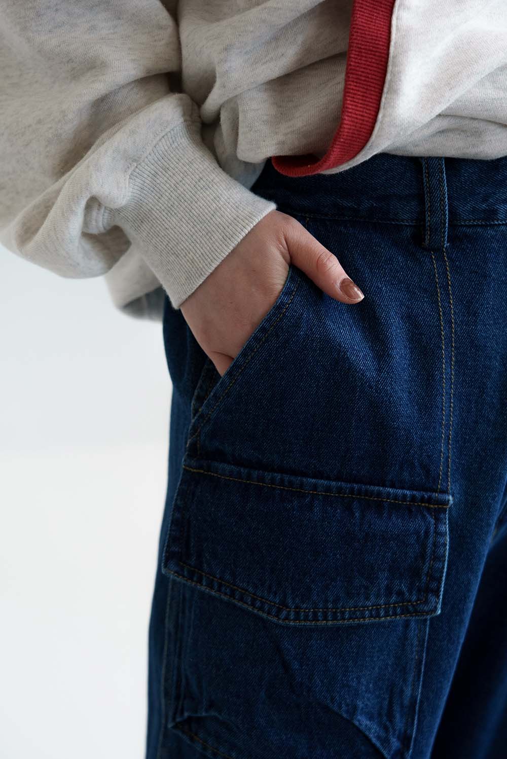 フラップデニムワイドパンツ - Image 13