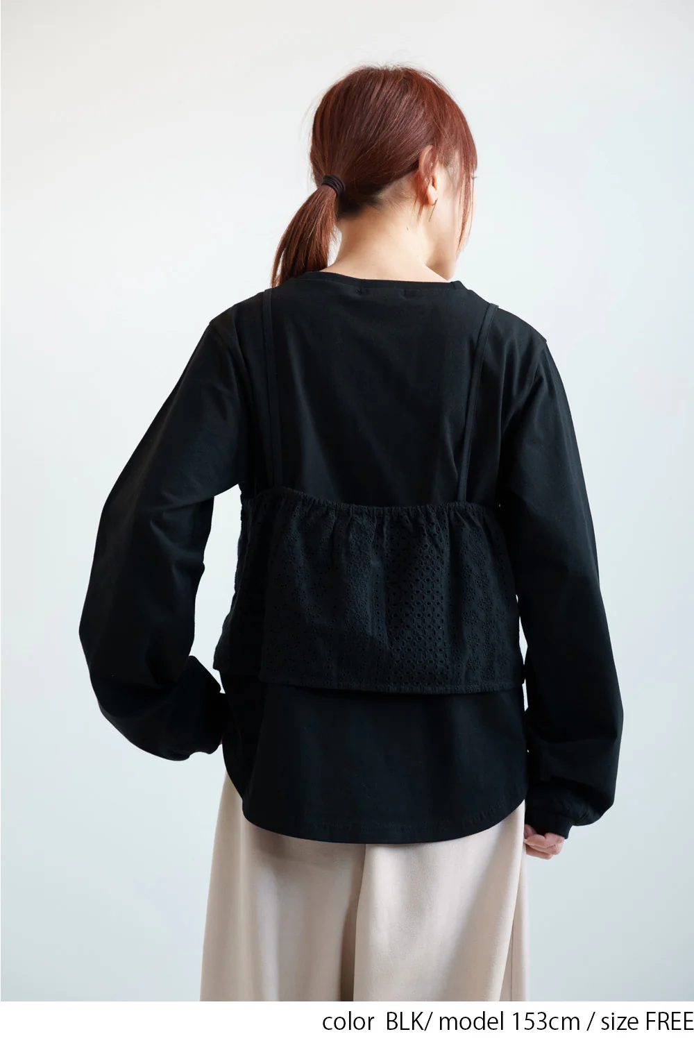 レースキャミアンサンブルプルオーバー - Image 12
