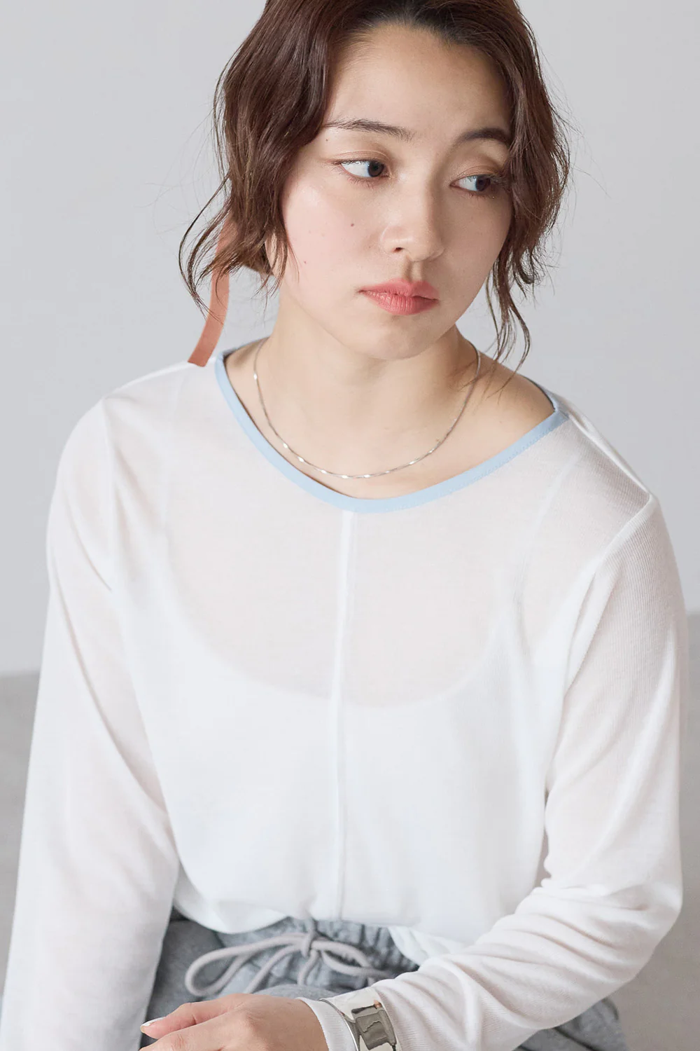 シアーテレコバイカラーロンT - Image 14