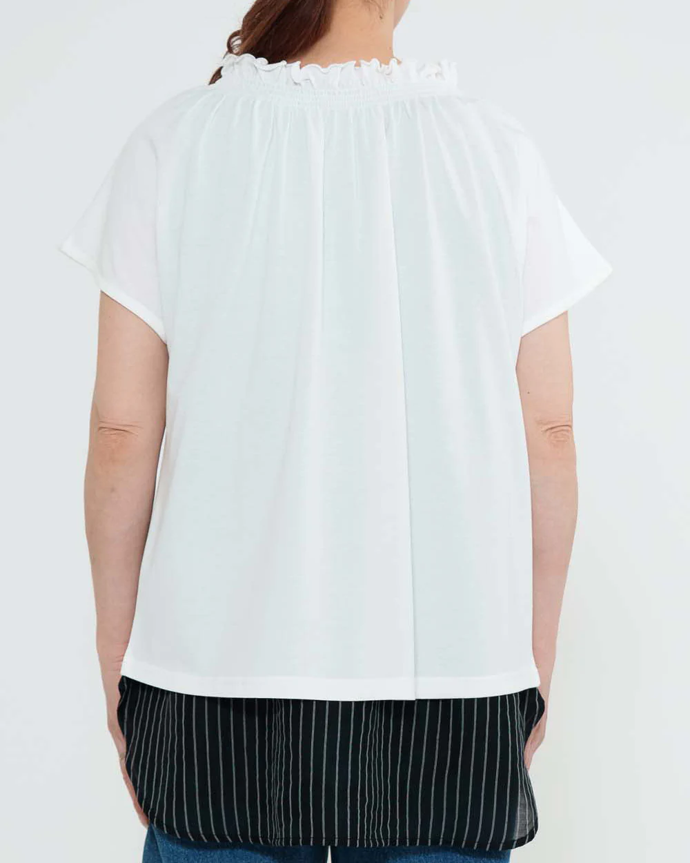 CRギャザーフレンチTシャツ - Image 15
