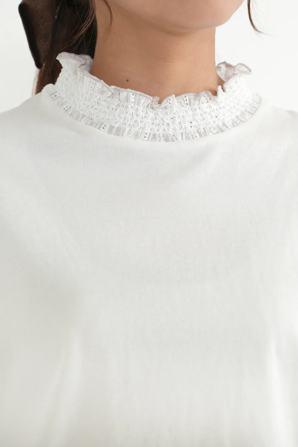 【接触冷感】衿シャーリングフレンチTシャツ - Image 30