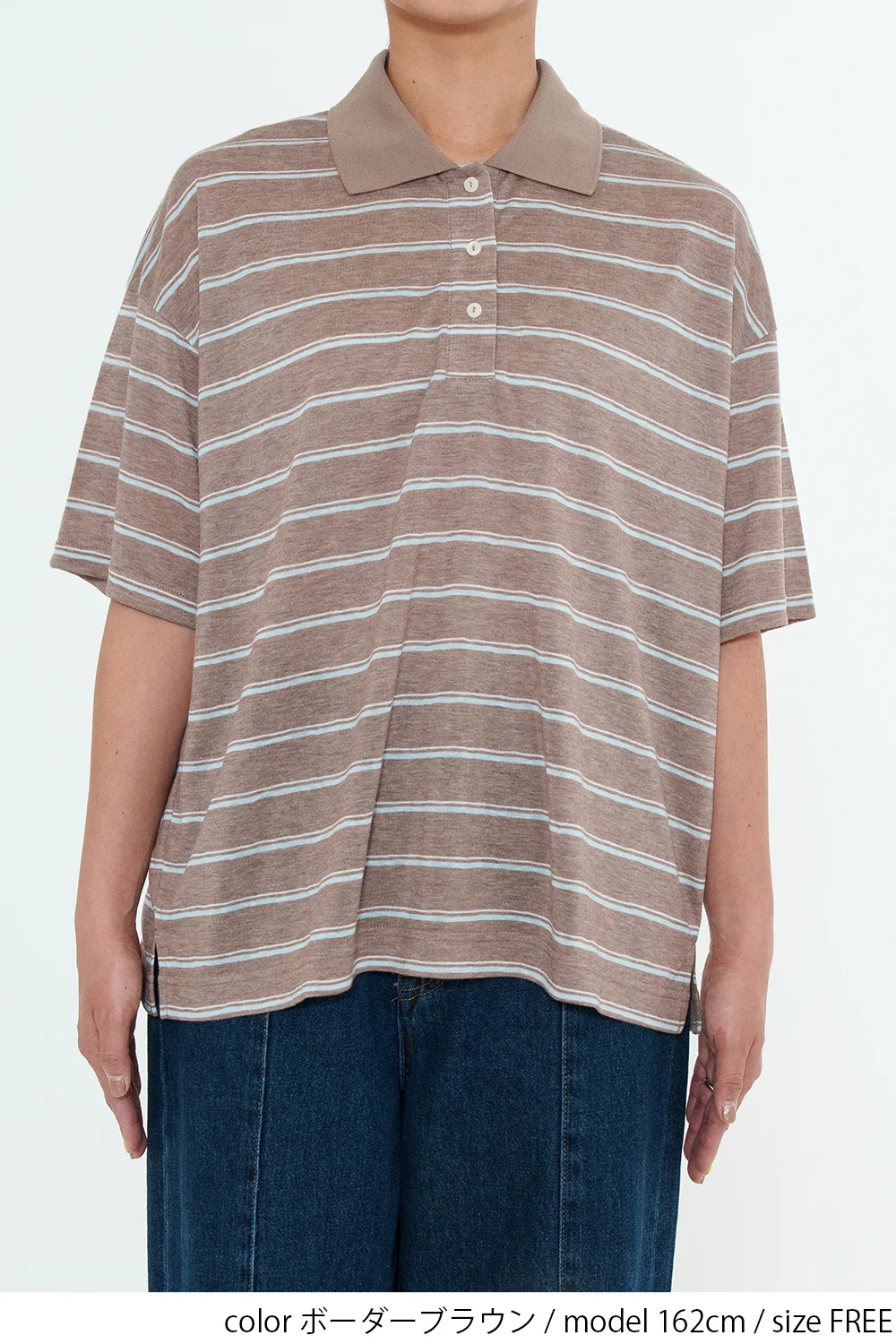シアーボーダーポロシャツ - Image 12