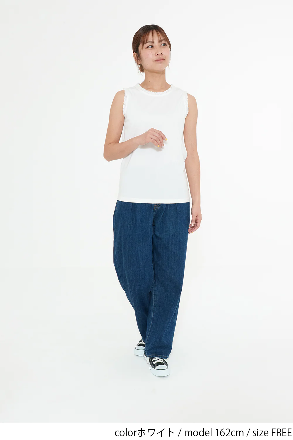 フリル付きレースタンクトップ - Image 4