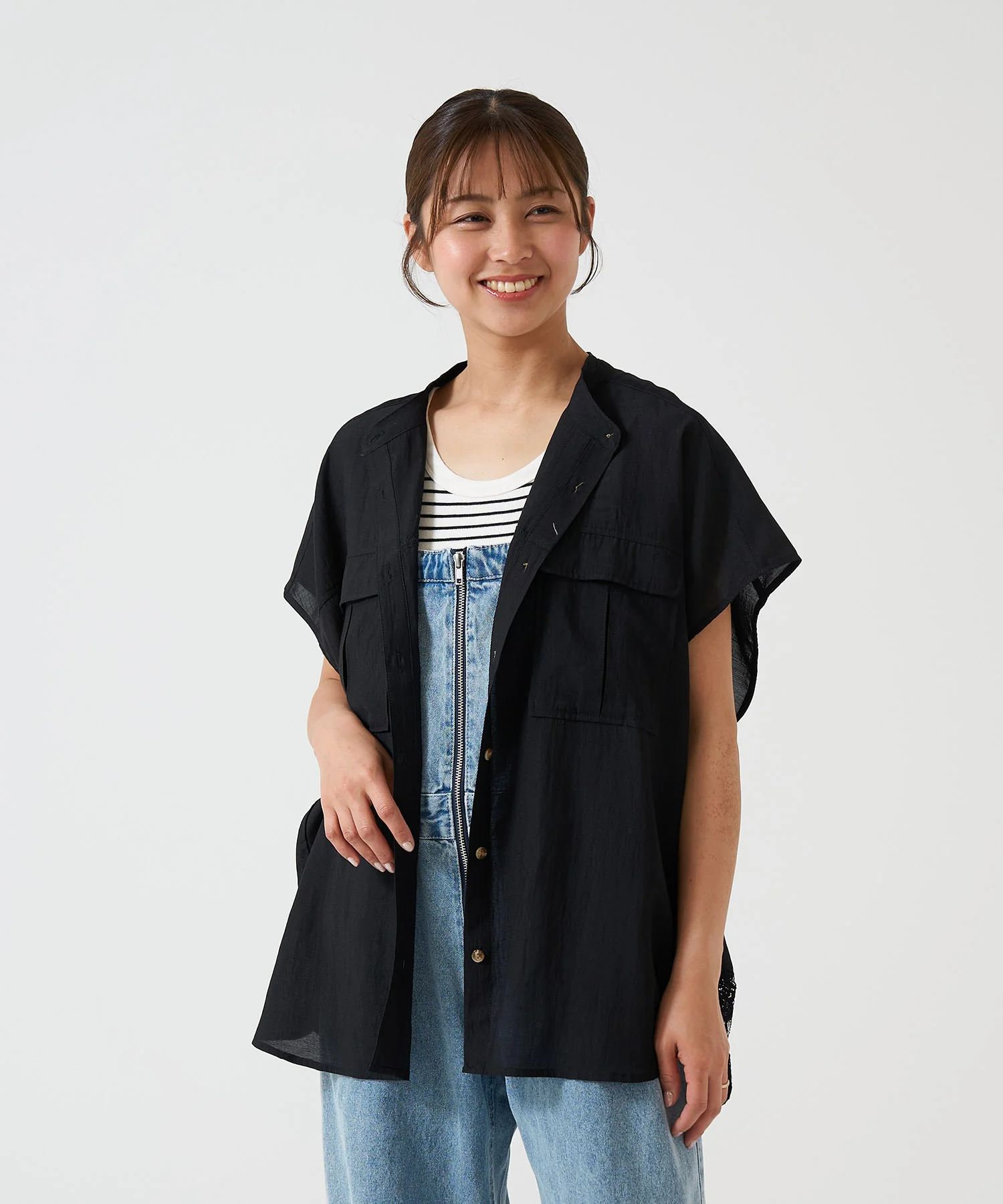 レース切替ワークシャツ - Image 15